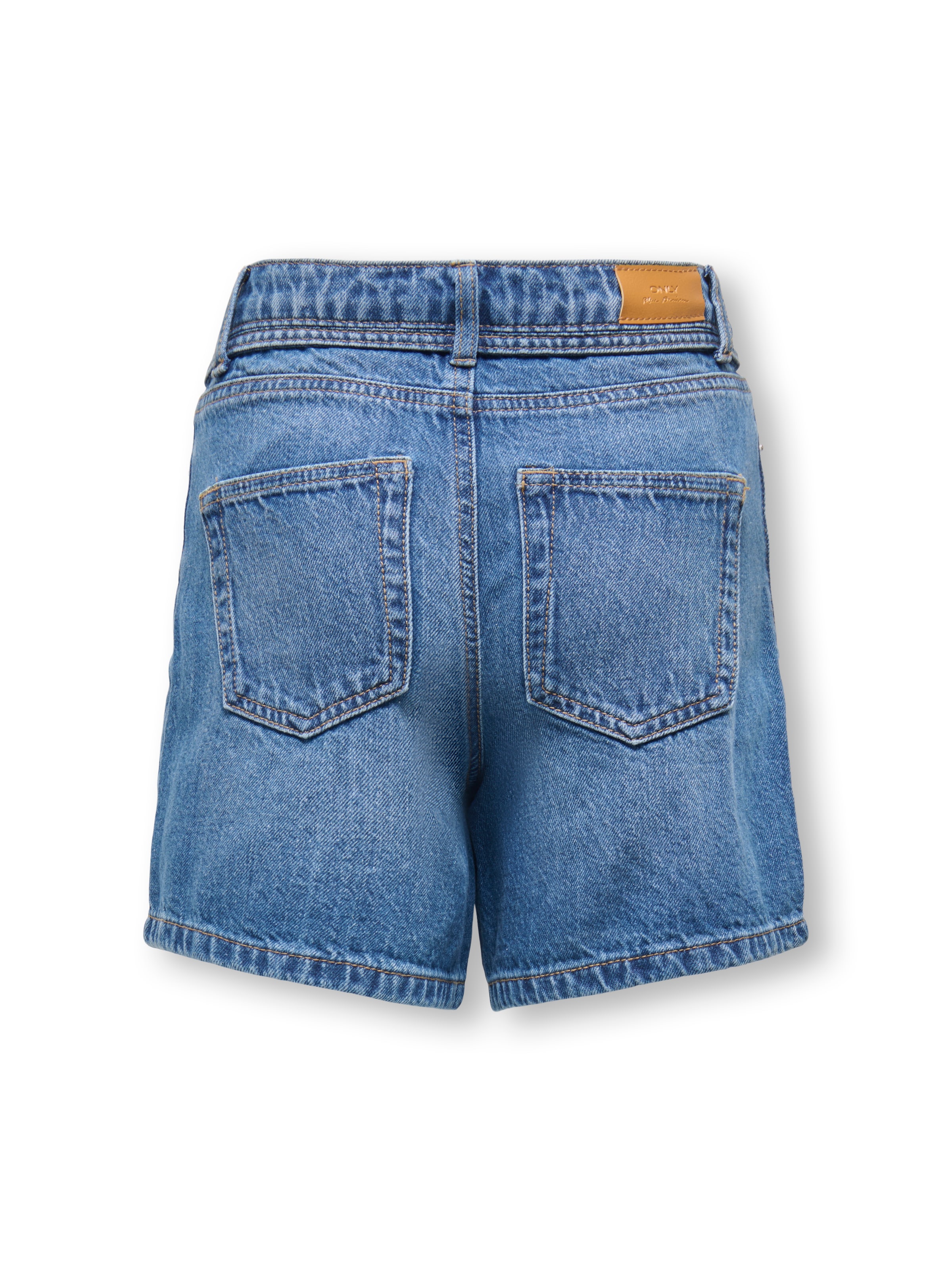 KIDS ONLY Jeansshorts »KOGGIANNA HW BELT SHORTS PIMBOX DNM NOOS« mit schmalem, dekorativen Bindeband in der Taille