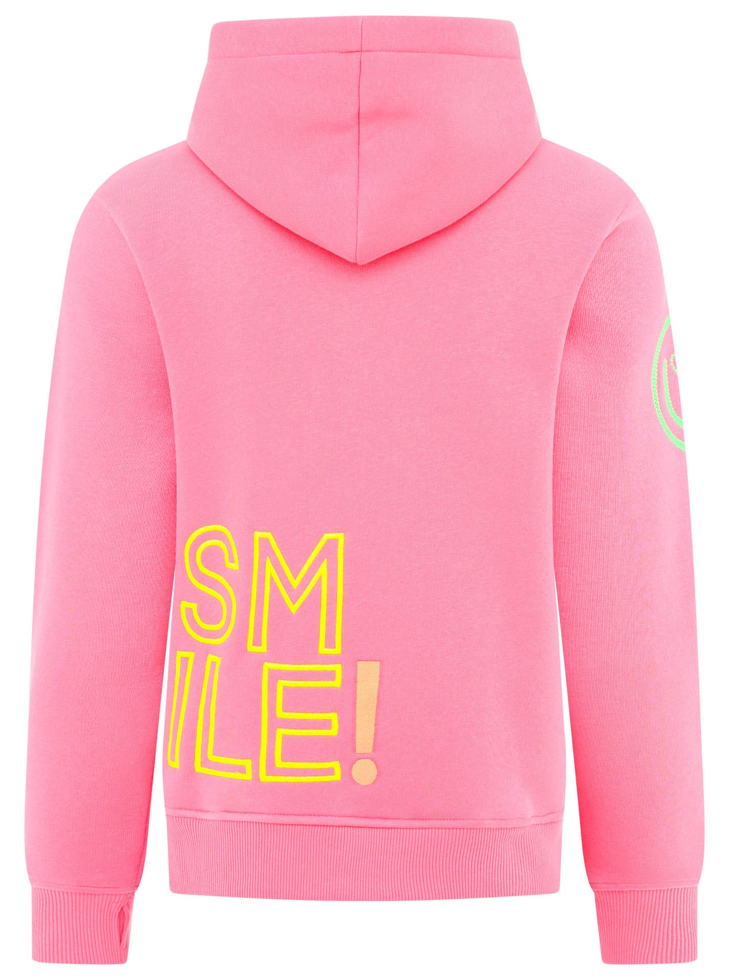 Zwillingsherz Hoodie »"Alissa 2.0"«, mit SMILE Stickerei vorne und hinten