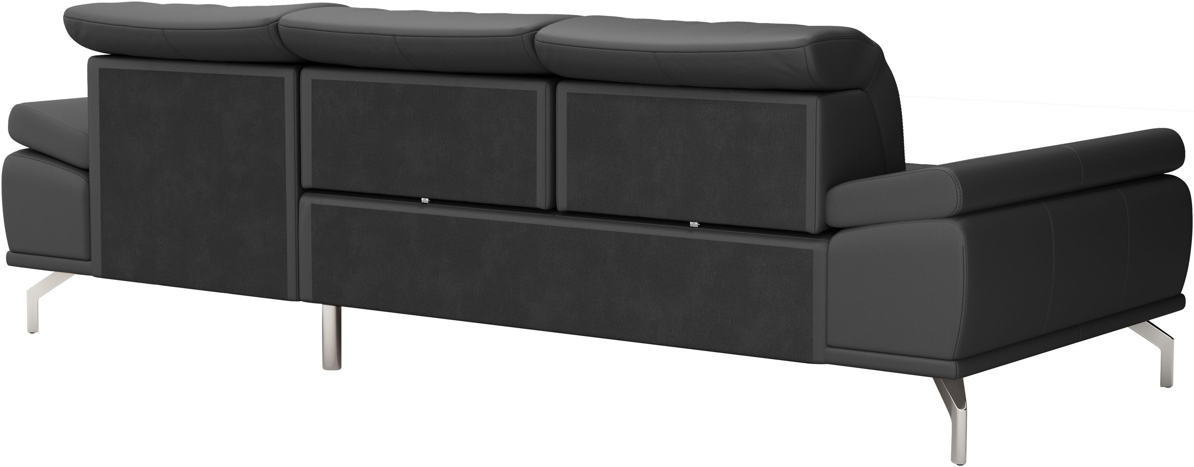 Places of Style Ecksofa »Caluna«, Inkl.Sitztiefenverstellung, wahlweise mit Kopf- und Armteilverstellung