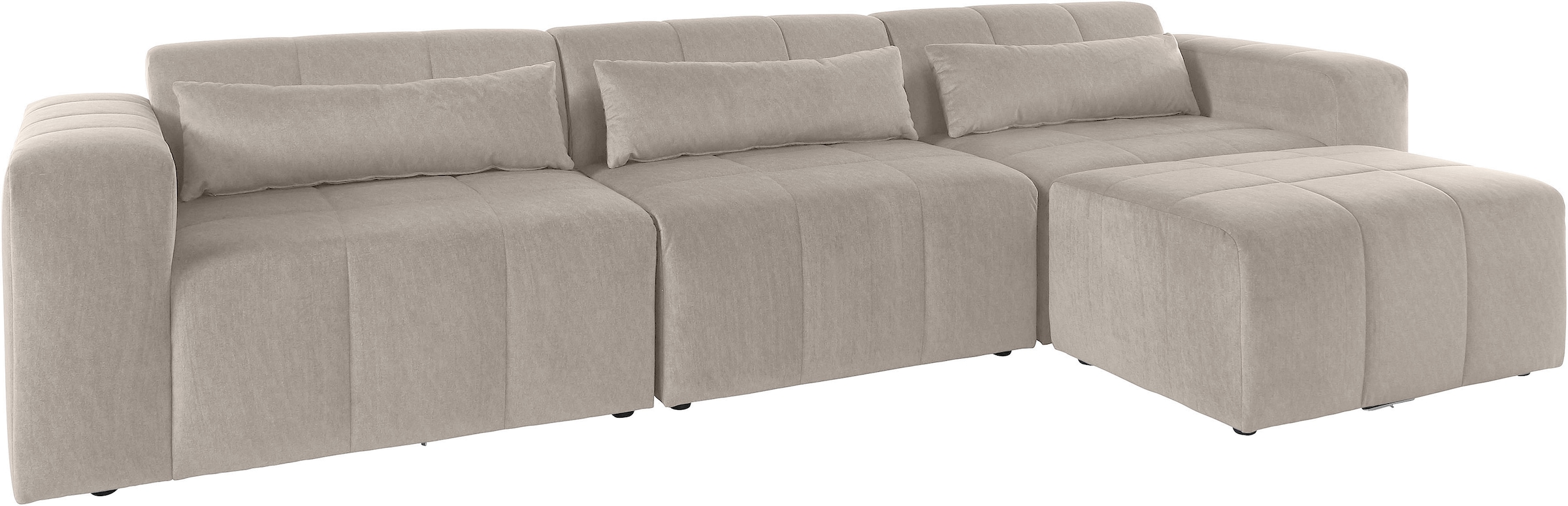 LeGer Home by Lena Gercke Ecksofa »Maileen L-Form«, Modulsofa, bestehend aus 4 Modulen, Farben mixbar