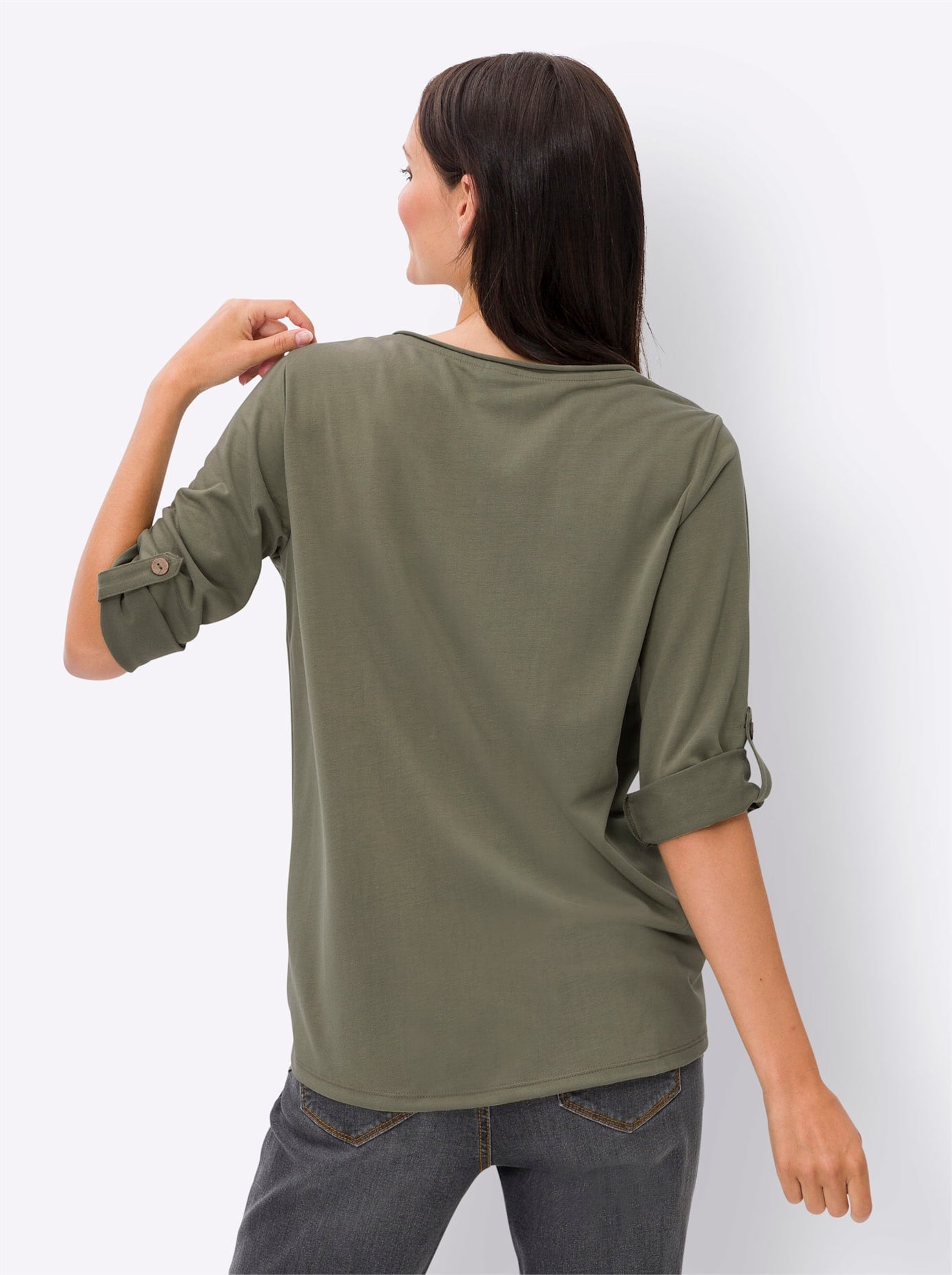 heine Rundhalsshirt »Shirt«, (1 tlg.)