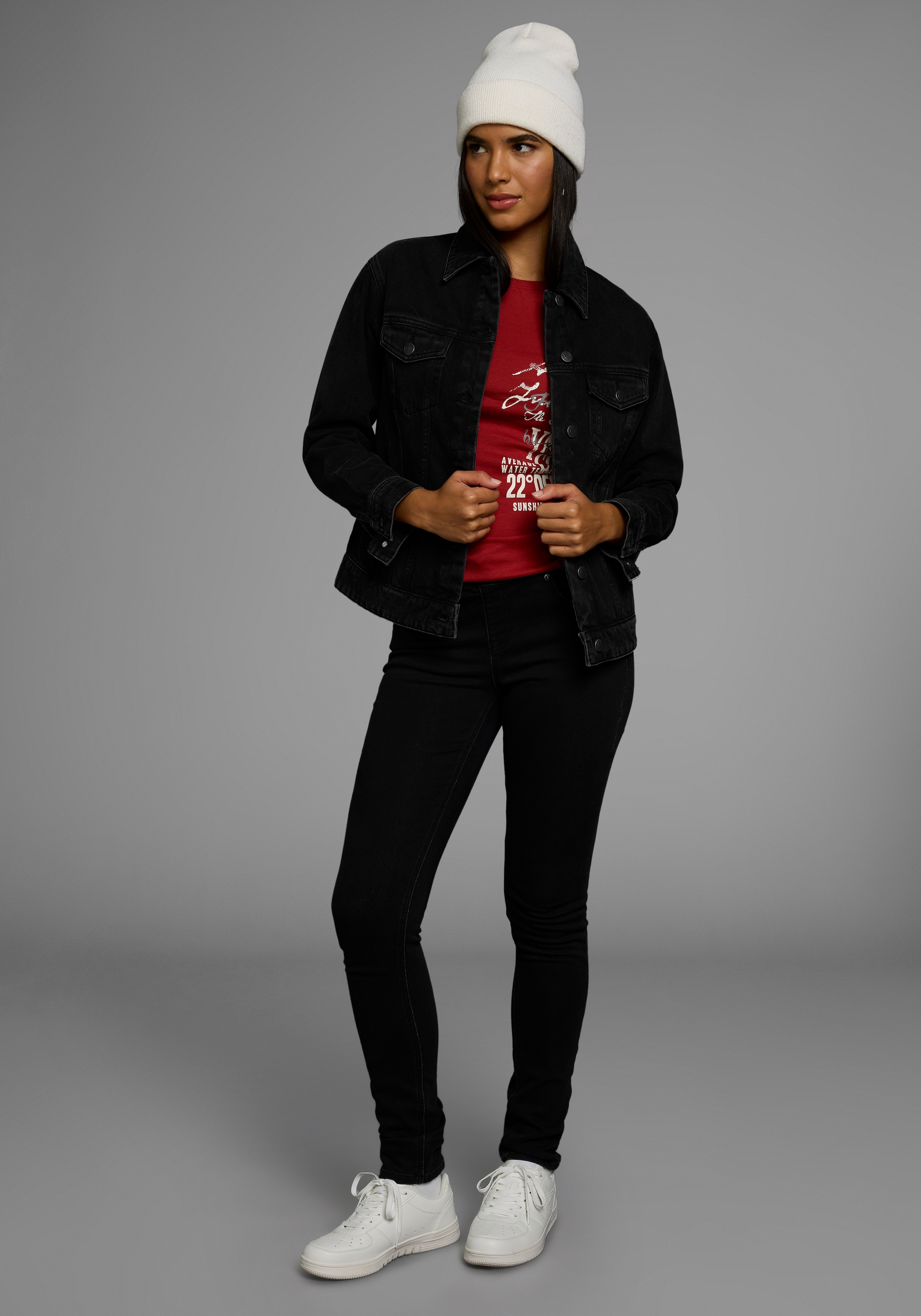 KangaROOS T-Shirt im Basic-Look mit Print