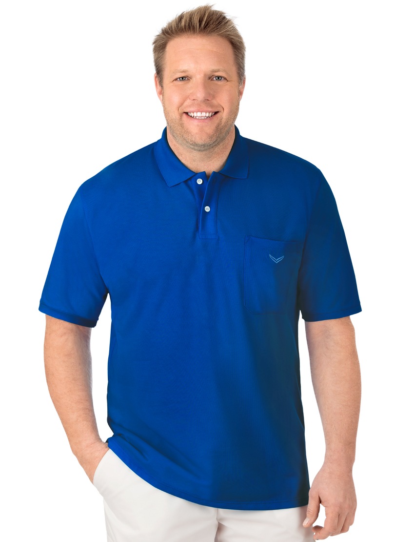 Trigema Poloshirt »TRIGEMA Polohemd mit Brusttasche«, (1 tlg.)