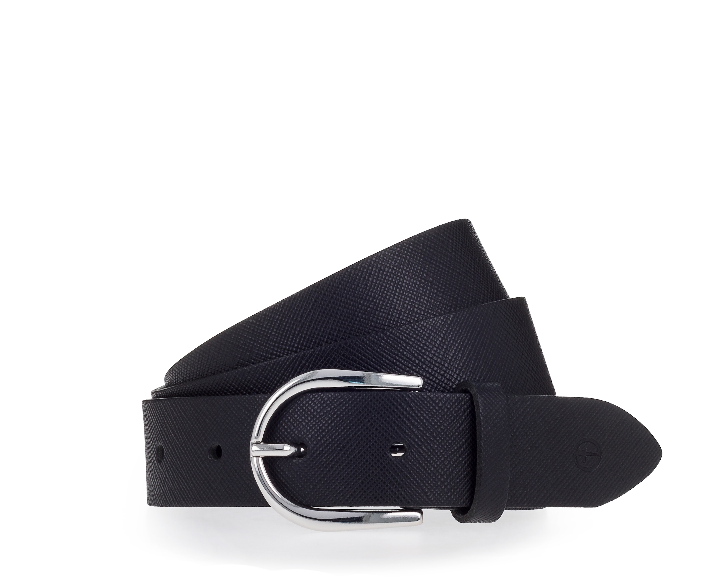 Tamaris Ledergürtel »"Cleena Silver"« aus Rindsleder, 3 cm breit, leicht strukturierte Oberfläche