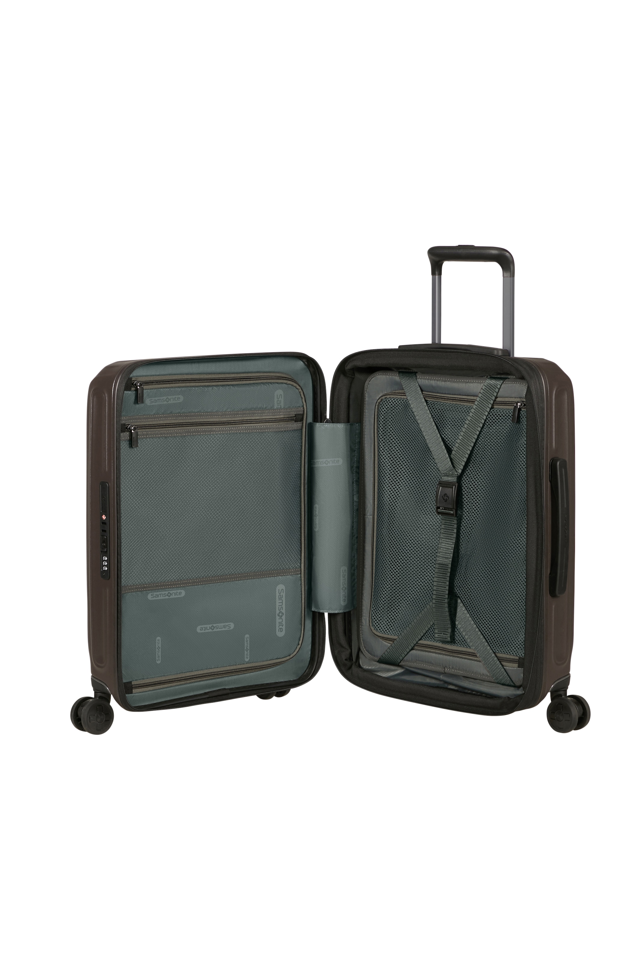 Samsonite Hartschalen-Trolley »2WANDER« 40 l 4 Rollen aus robustem Polycarbonat, mit Adressetikett und Dehnfalte