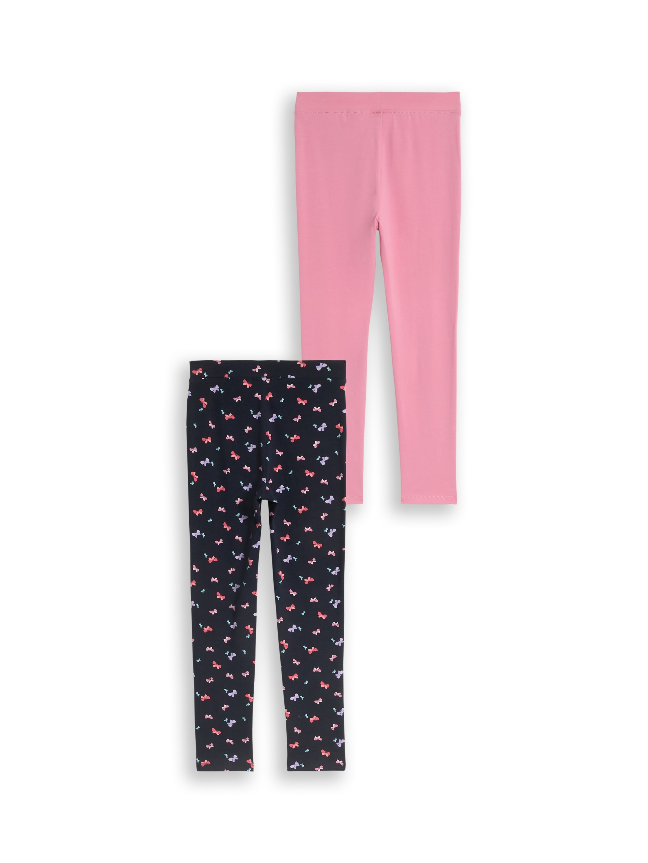 TOM TAILOR Leggings  2er Pack unifarben und gepunktet, für Girls