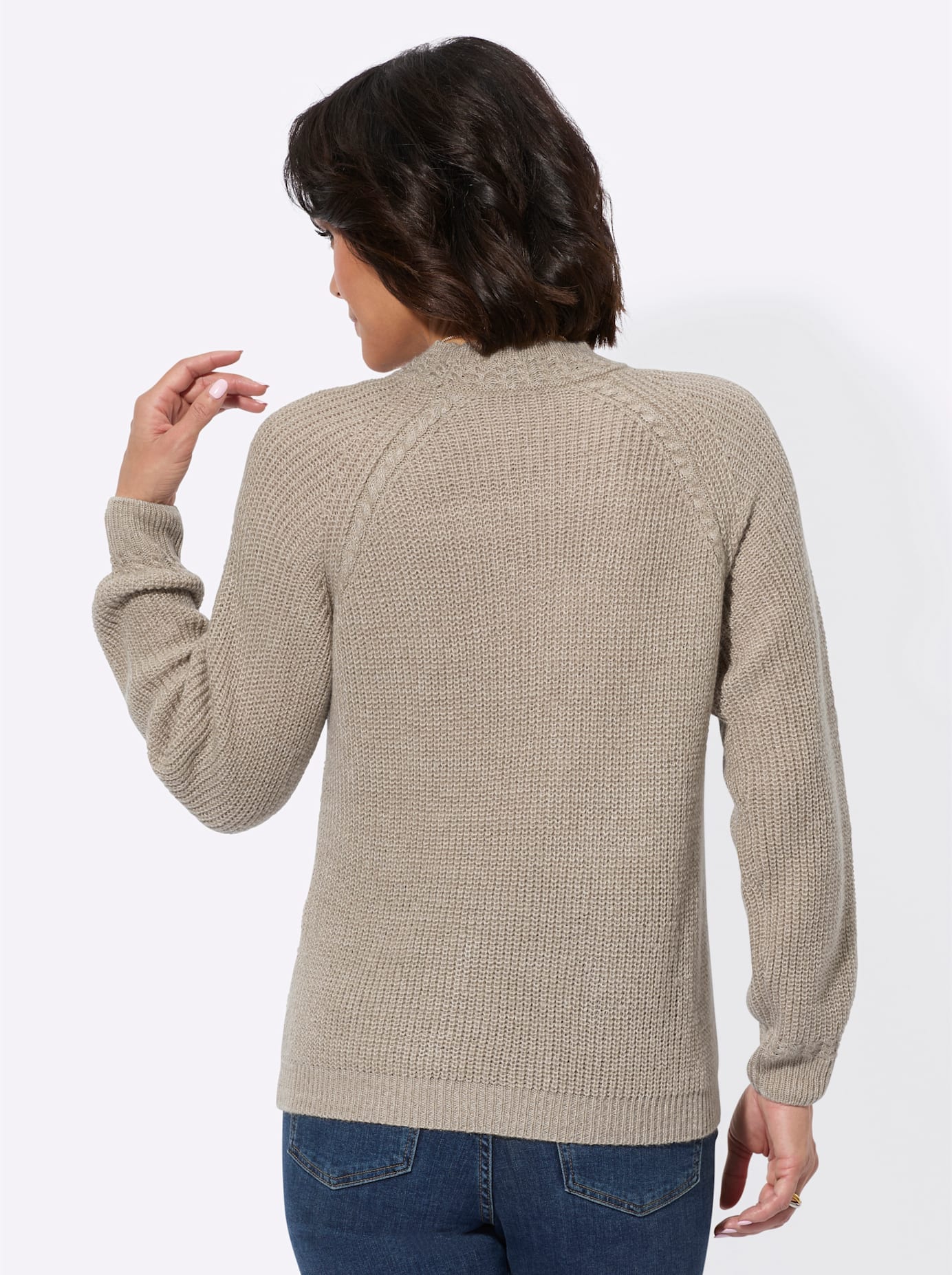 Casual Looks Strickpullover »Stehkragen-Pullover«