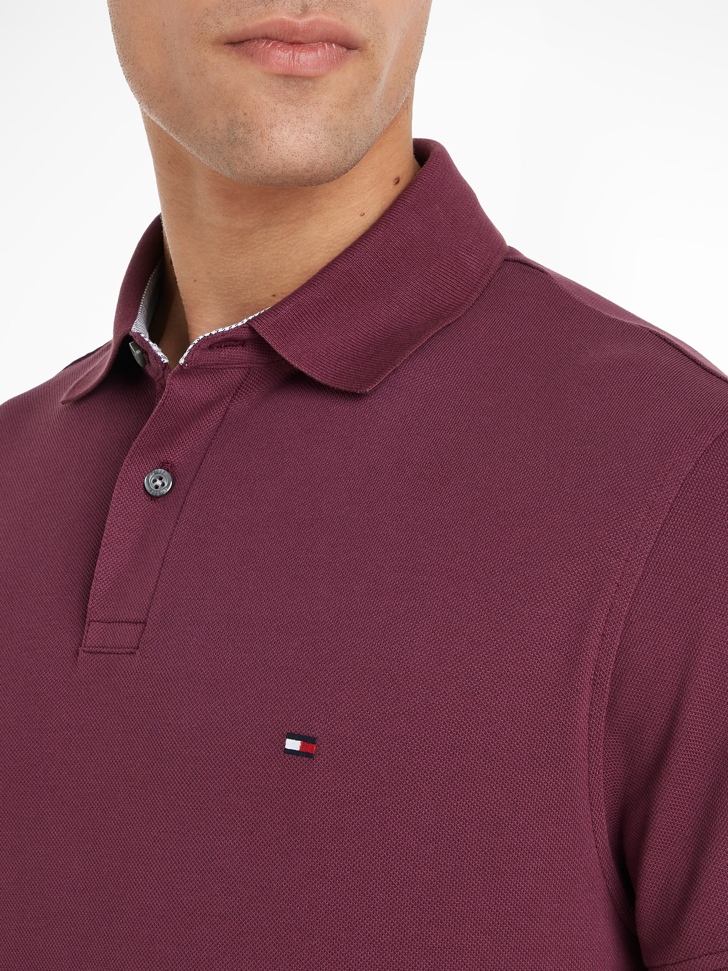 Tommy Hilfiger Poloshirt »1985 REGULAR POLO«, mit Tommy Hilfiger Kontraststreifen innen am Kragen