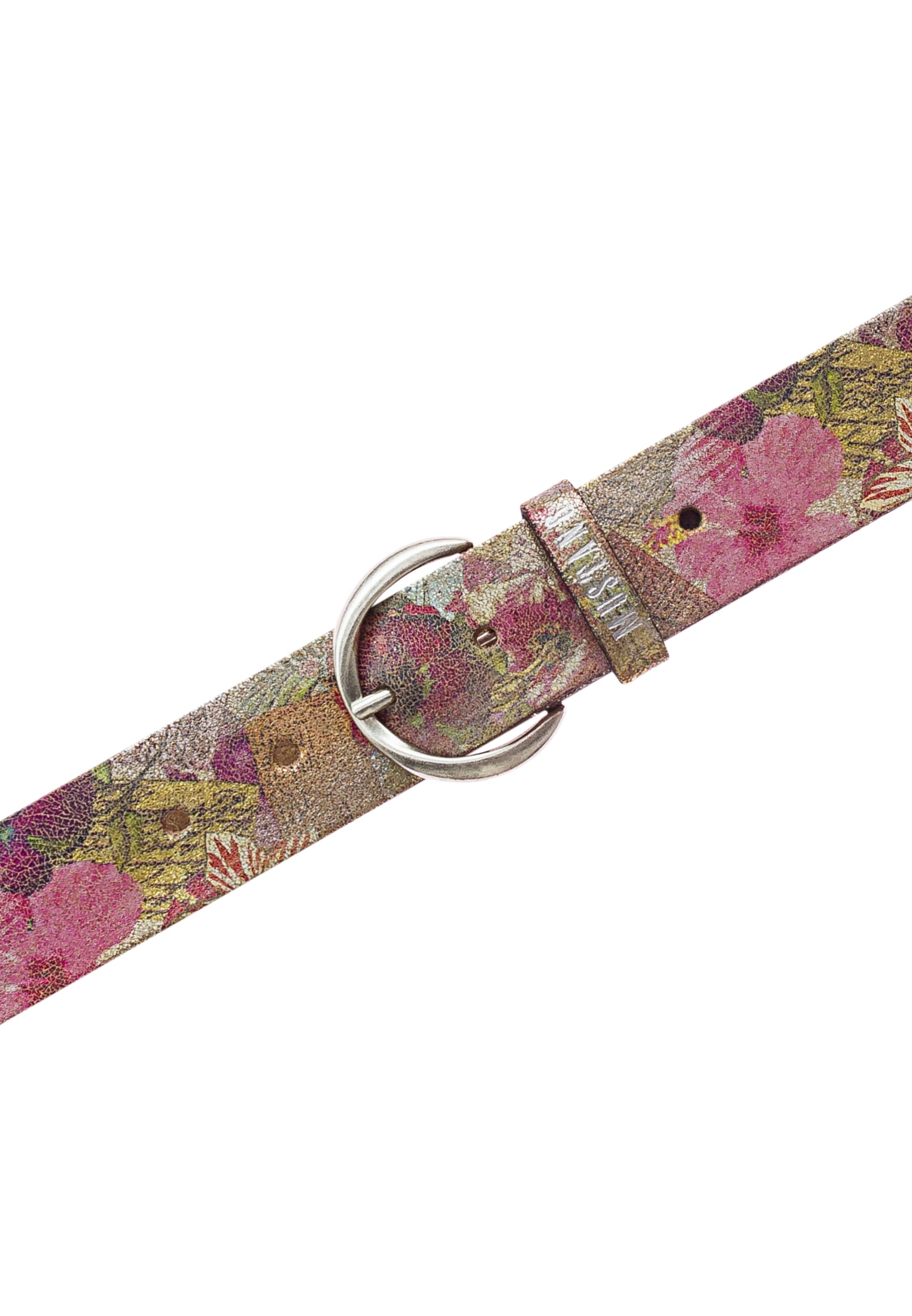 MUSTANG Ledergürtel, Florales oder Animal-Design, 4 cm breit