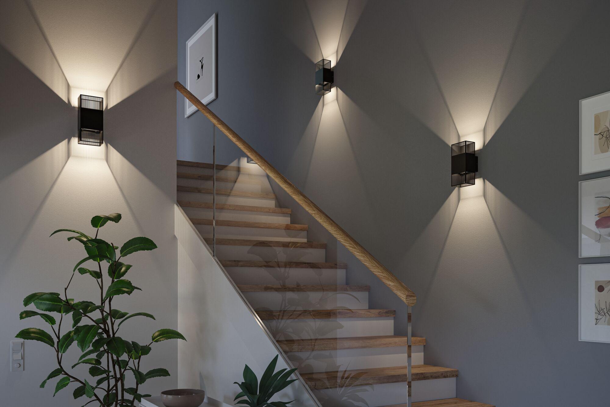 Paulmann LED Wandleuchte »Tharin« LED-Modul 1 Stk. Warmweiß spritzwassergeschützt