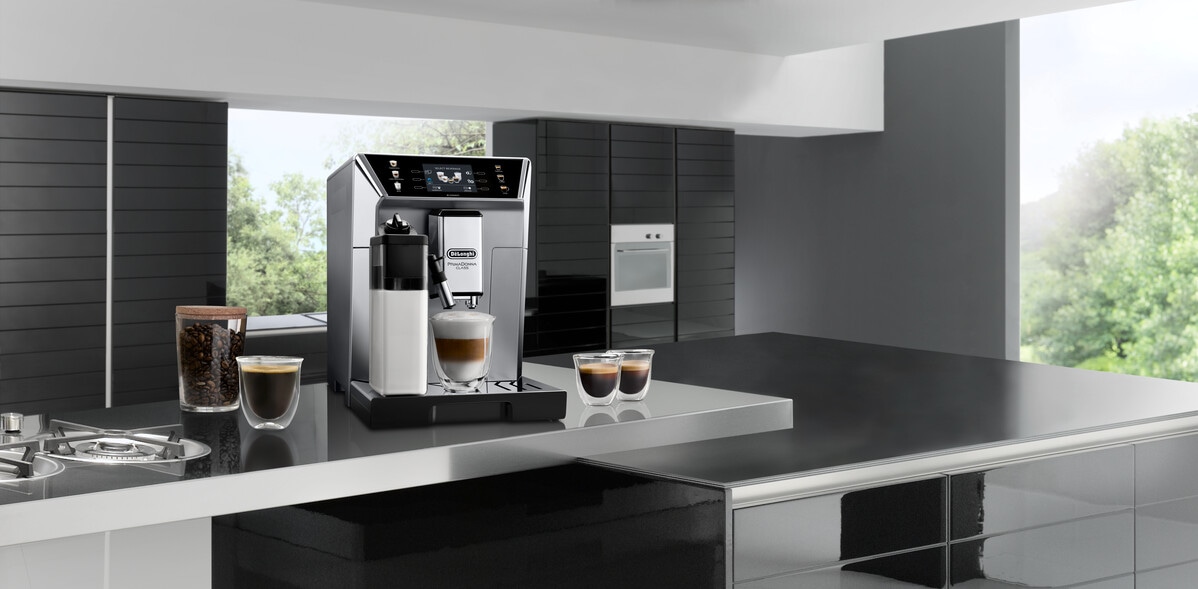 De'Longhi Kaffeevollautomat »PrimaDonna Class ECAM550.65.SB - Perfekter Milchschaum, Edelstahl«, 13 Rezepte, 5 Kaffeestärken & individuelle "Mein Kaffee" Funktion