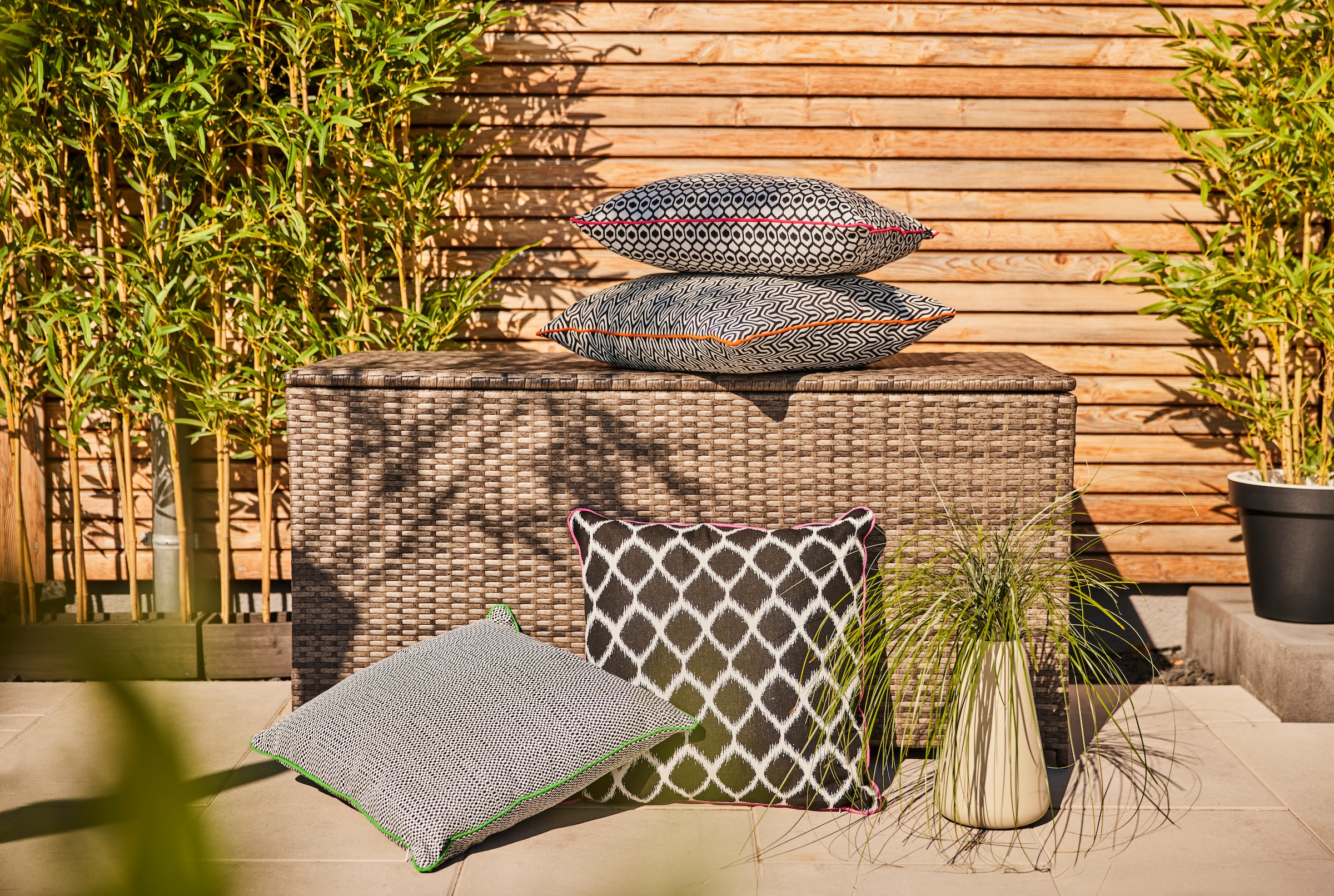 MERXX Auflagenbox, Polyrattan