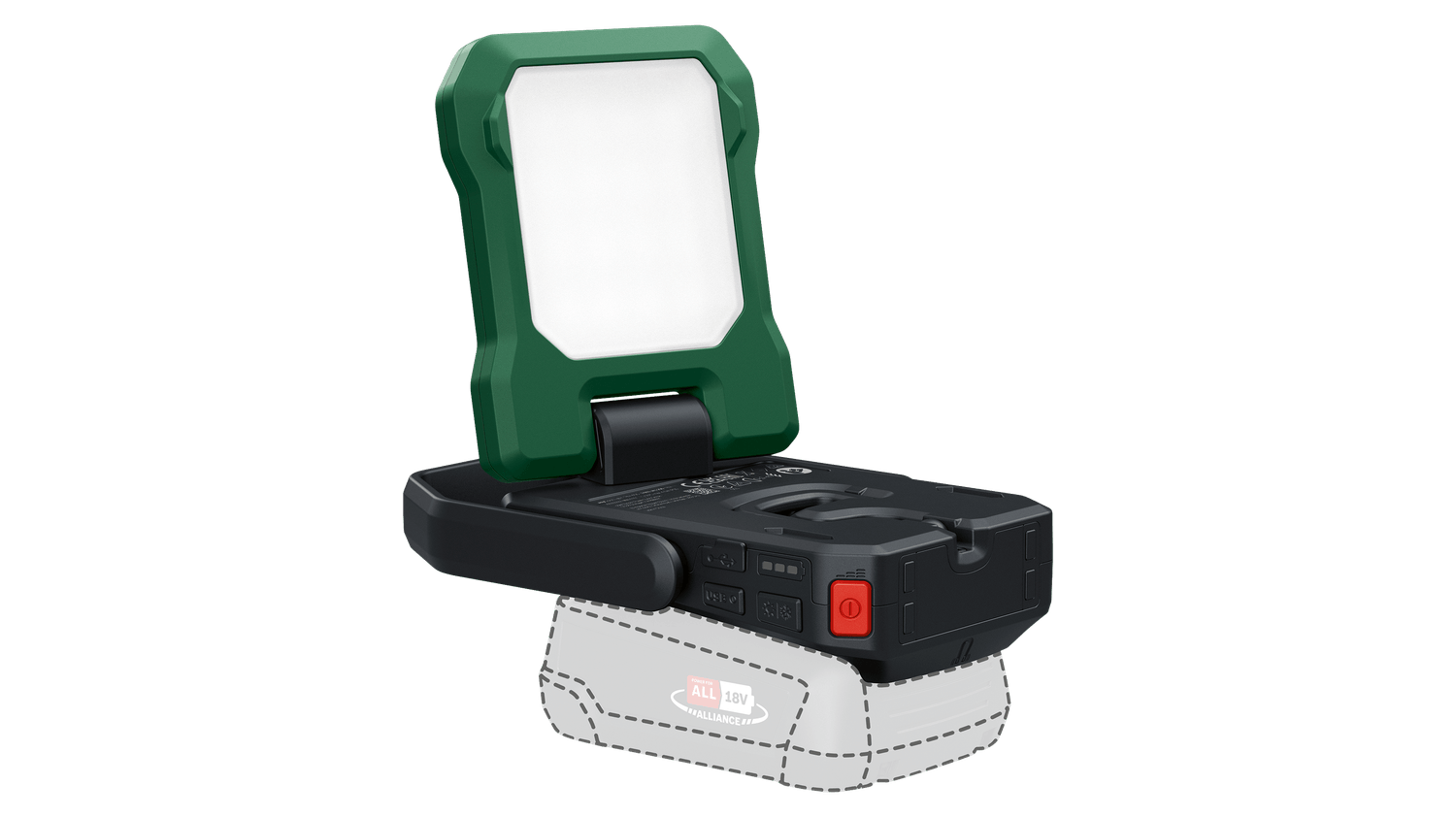 Bosch Home & Garden Arbeitsleuchte »Akku-LED-Leuchte »EasySpotLight 18V-400««, Vielseitige LED-Leuchte für den Innen- und Außenbereich, ohne Akku
