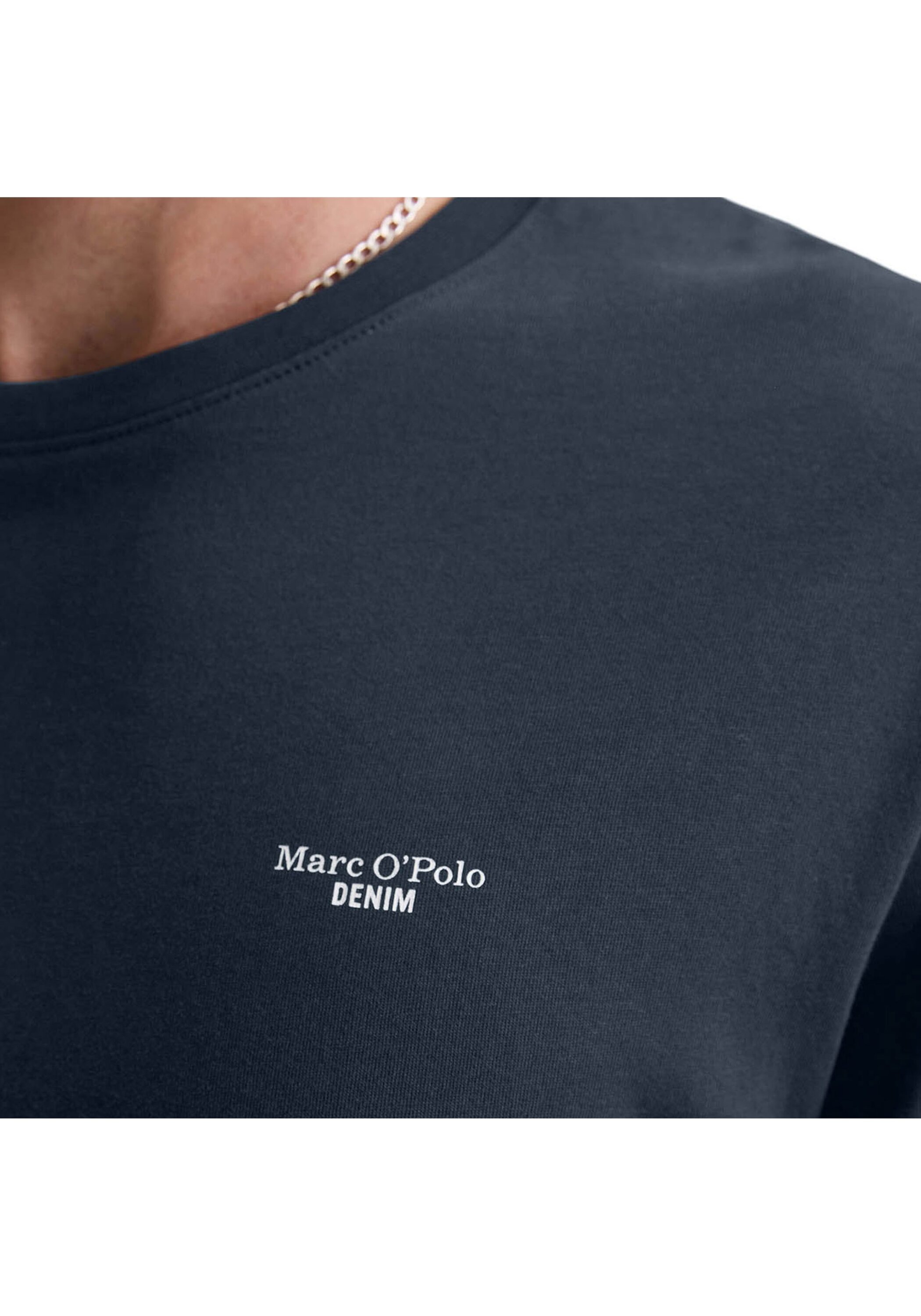 Marc O'Polo DENIM T-Shirt »T-Shirt T-Shirt, SSL, Logo Print, Reg F 2er Pack« 2