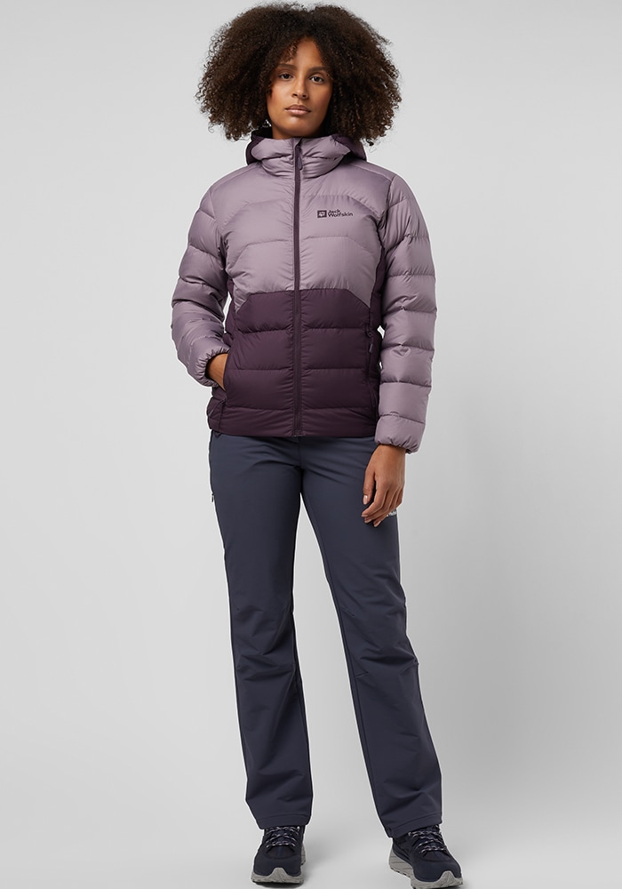 Jack Wolfskin Daunenjacke »ATHER DOWN HOODY W«, mit Kapuze