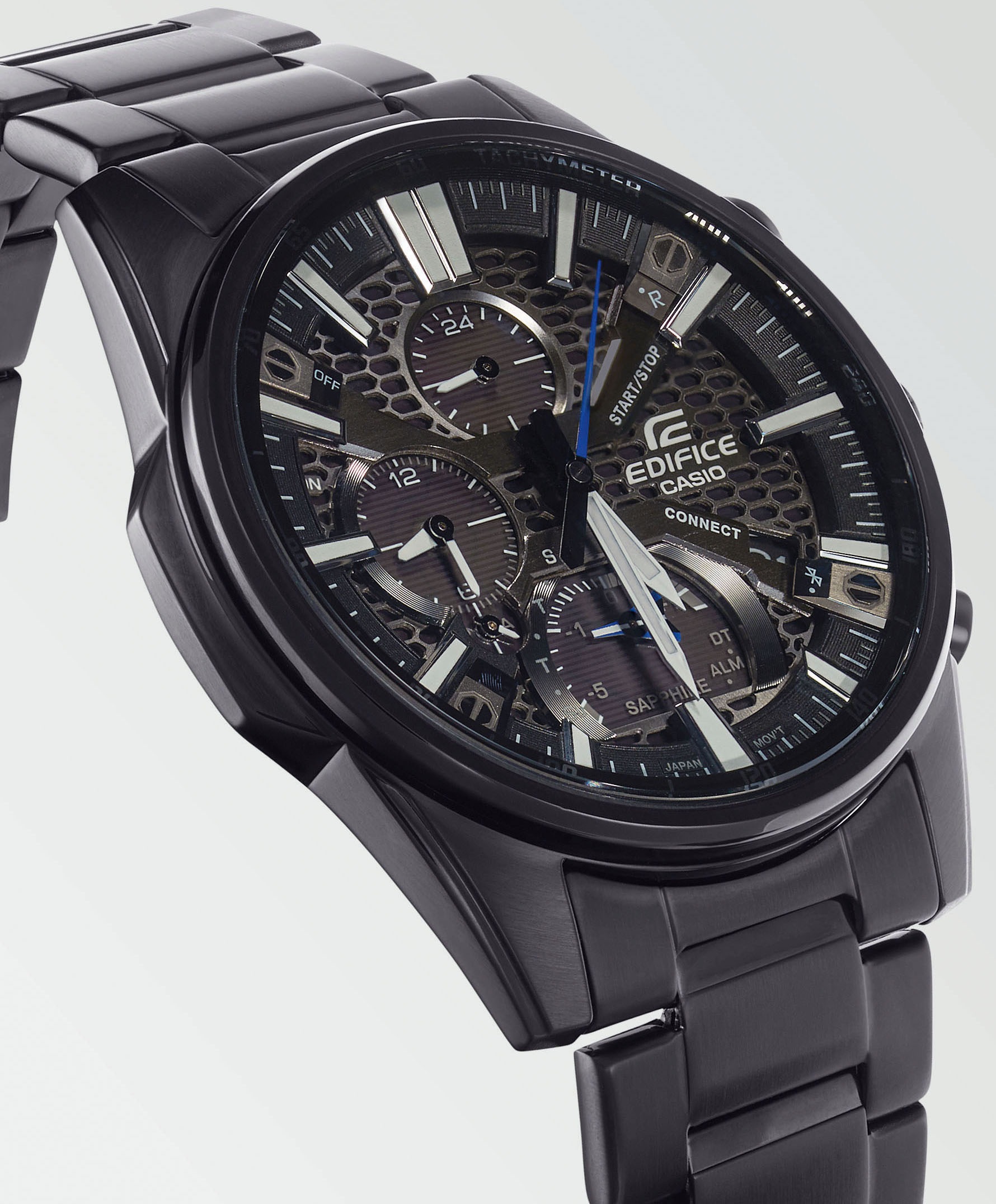 CASIO EDIFICE Smartwatch »EQB-1200DC-1AER«, Solaruhr, Armbanduhr, Herrenuhr,Bluetooth, Edelstahlarmband,Saphirglas)