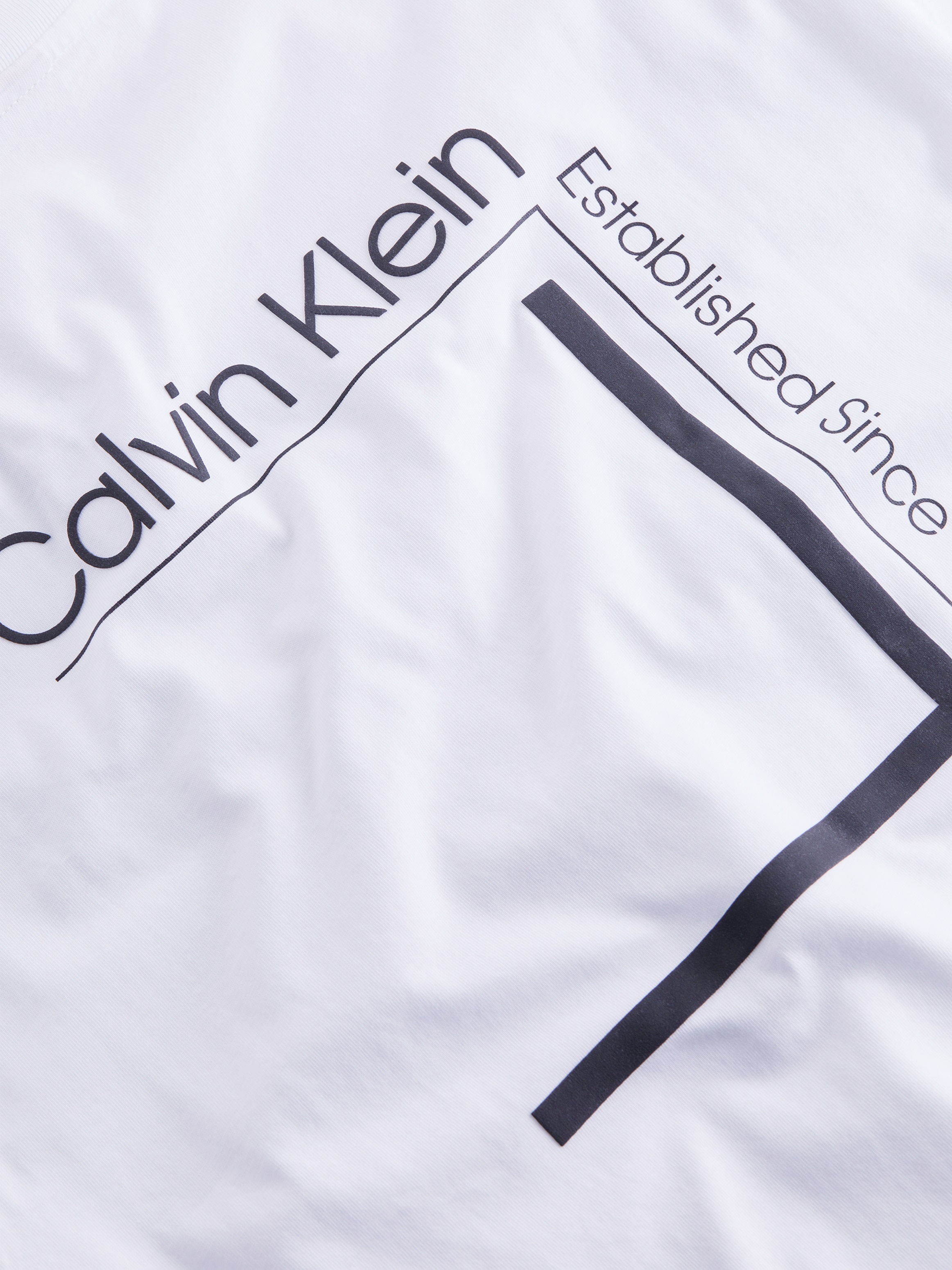 Calvin Klein T-Shirt »CP-LINEAR BOX LOGO T-SHIRT«, in Unifarbe