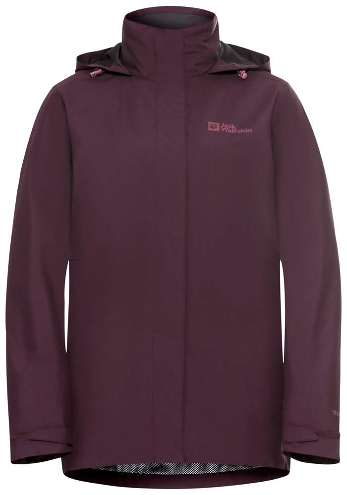 Jack Wolfskin 3-in-1-Funktionsjacke »ROTWAND 3IN1 JKT W«, mit Kapuze