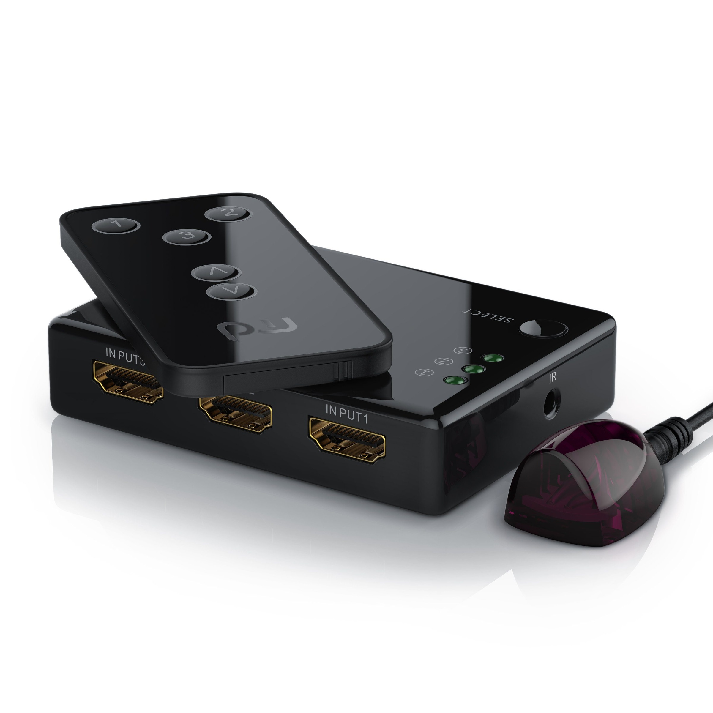 Primewire 3-Port UHD HDMI Umschalter inkl. Fernbedienung