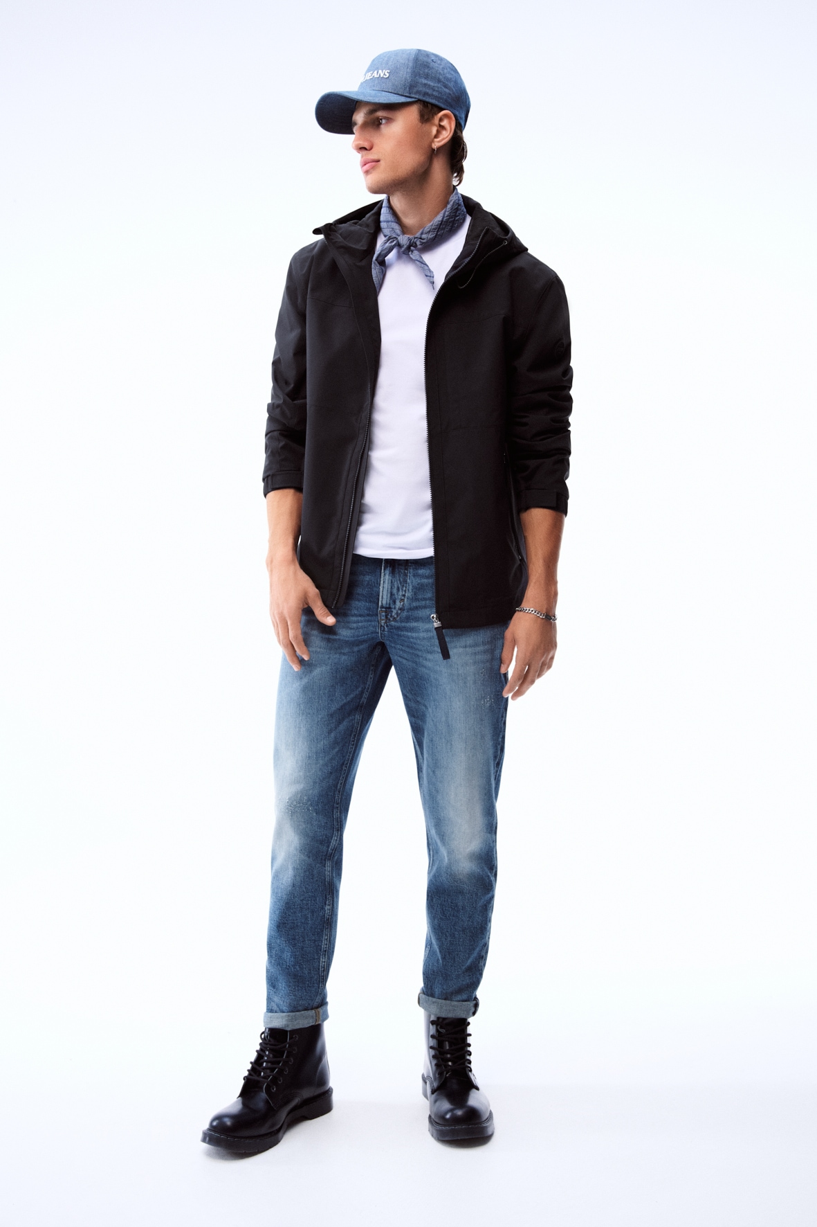 Joop Jeans Baseball Cap »Marcello«, Mit festem Schirm