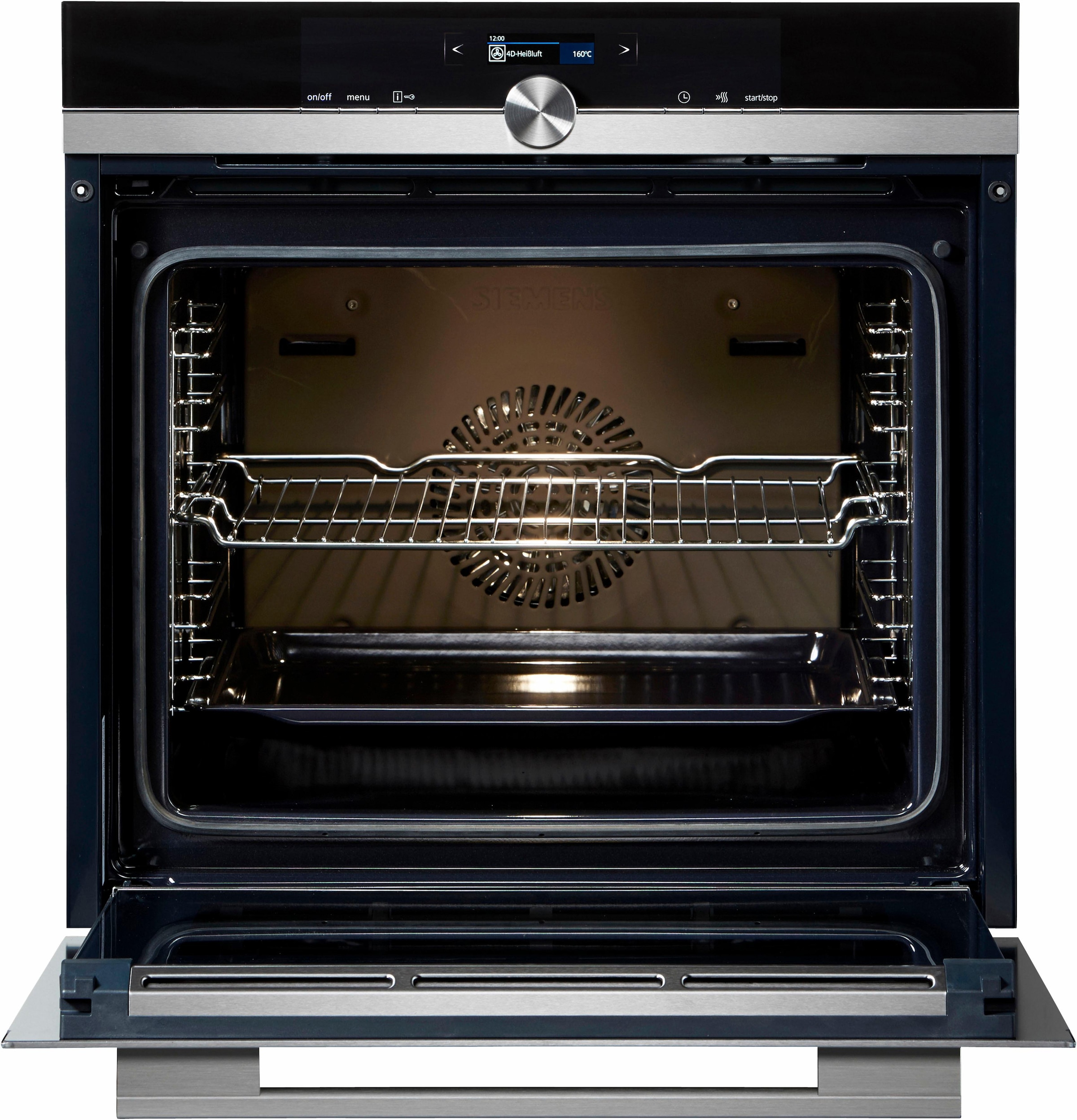 SIEMENS Einbaubackofen iQ700 »HB634GBS1«, mit Teleskopauszug nachrüstbar, ecoClean Plus, mit ecoClean