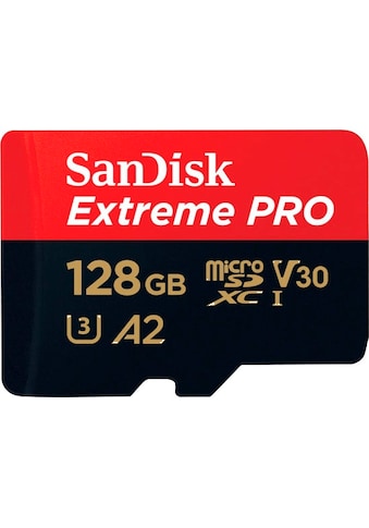 Sandisk Speicherkarte »Extreme Pro microSDXC 128GB + SD Adapter + Rescue Pro Deluxe«,... kaufen