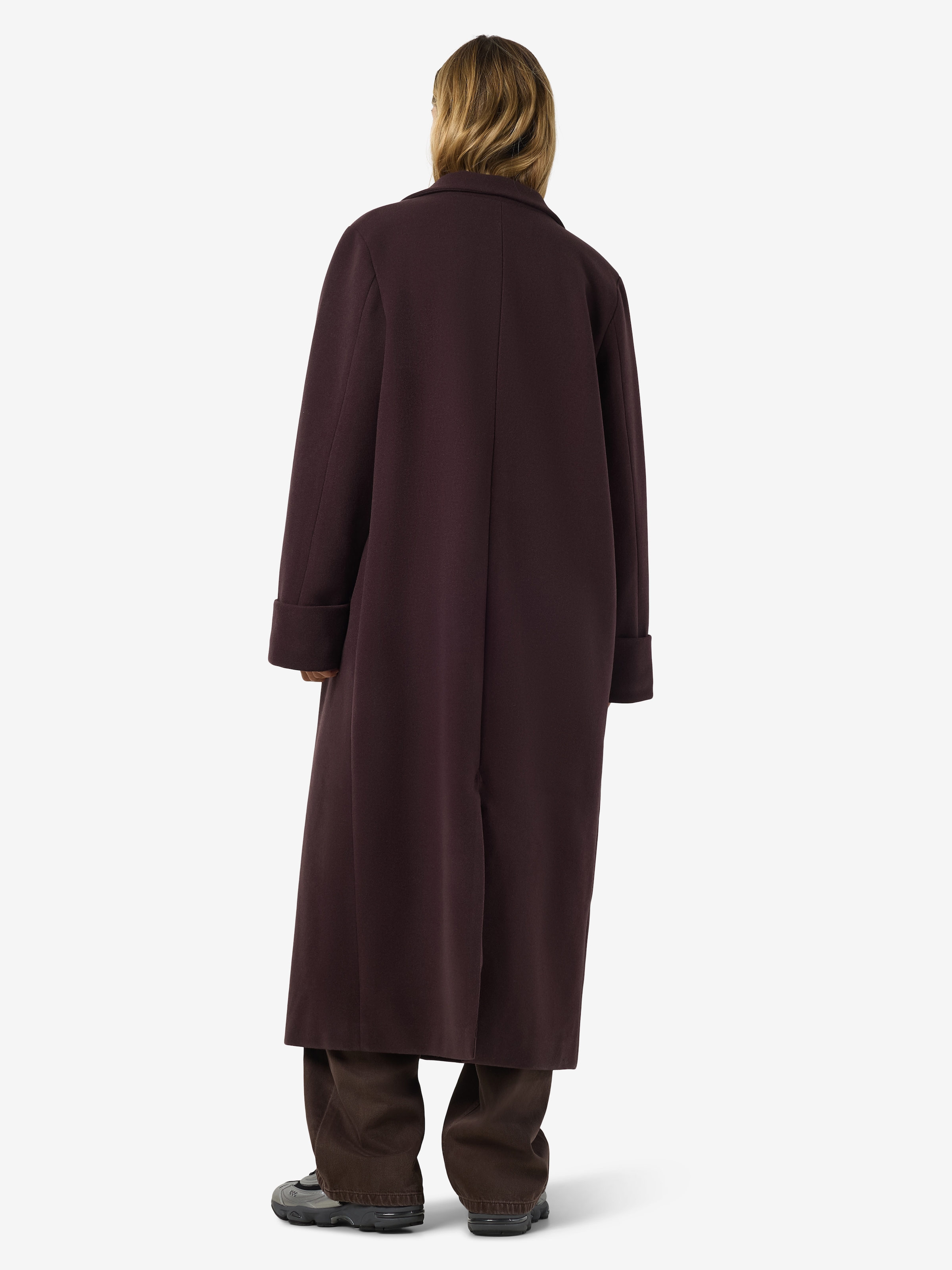 Noisy may Langmantel »NMCADDY L/S LONG COAT FWD NOOS« Kunstfaser, loose fit