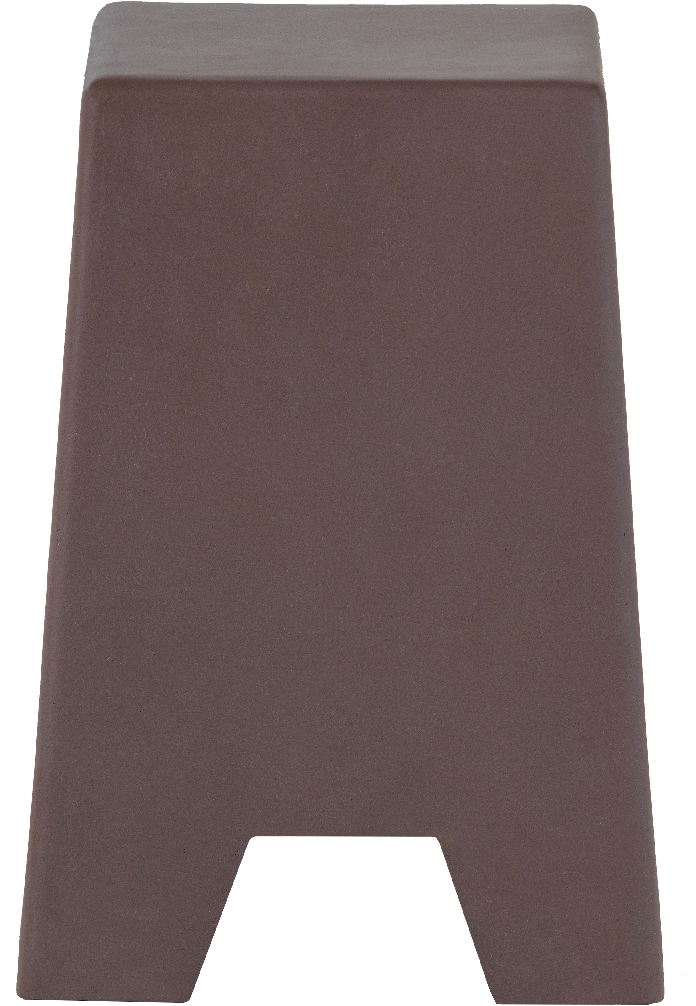 WOOOD Beistelltisch »Zina aus Fiberclay mit kompakter Form B 36 x T 36 x H 51 cm« Glasfaser-Ton-Verbund mit Betonoptik, vormontiert geliefert