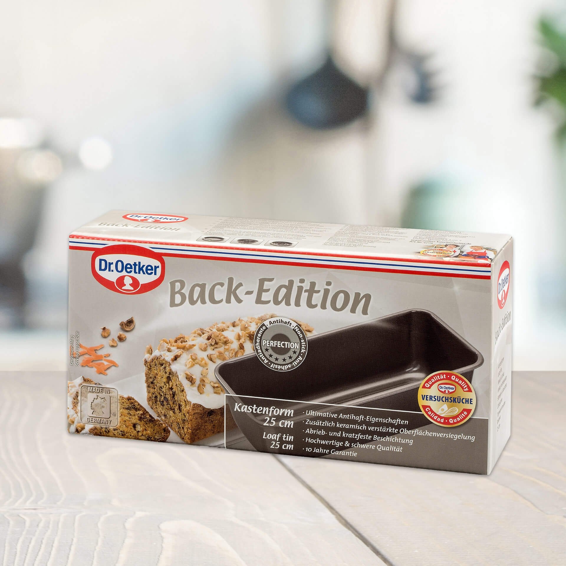 Dr. Oetker Küchenhelfer Kastenform »Back-Edition, für Brot und Backkreationen« mit Antihaft-Beschichtung, hitzebeständig bis 230°C
