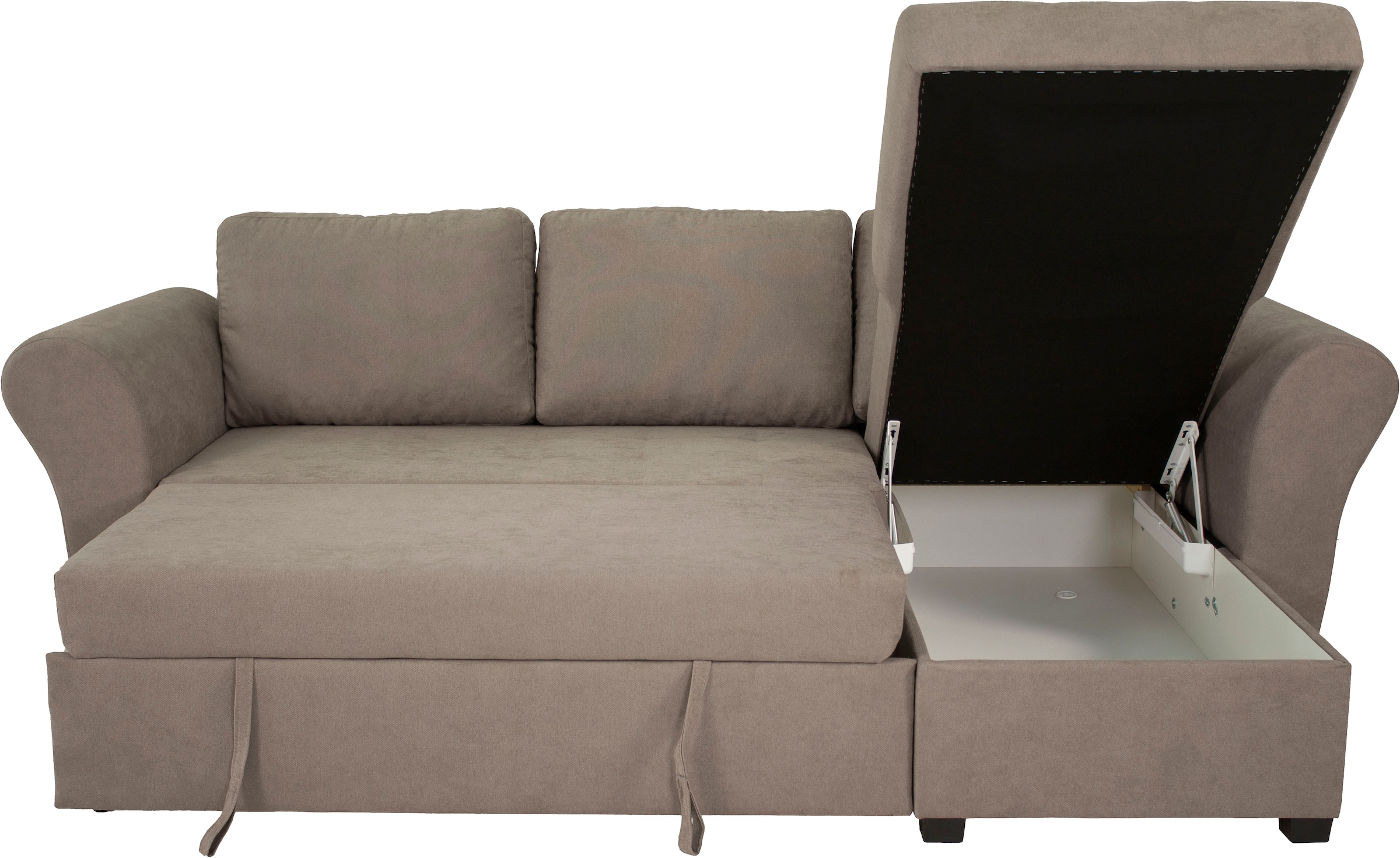 Trends by HG Ecksofa »LASSE, L-Form«, (2 St.), inkl. Schlaffunktion & Bettkasten