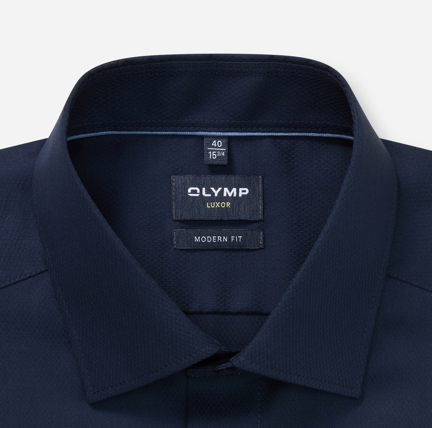 OLYMP Businesshemd »Luxor modern fit«, feine Struktur, Modern Fit, New Kentkragen