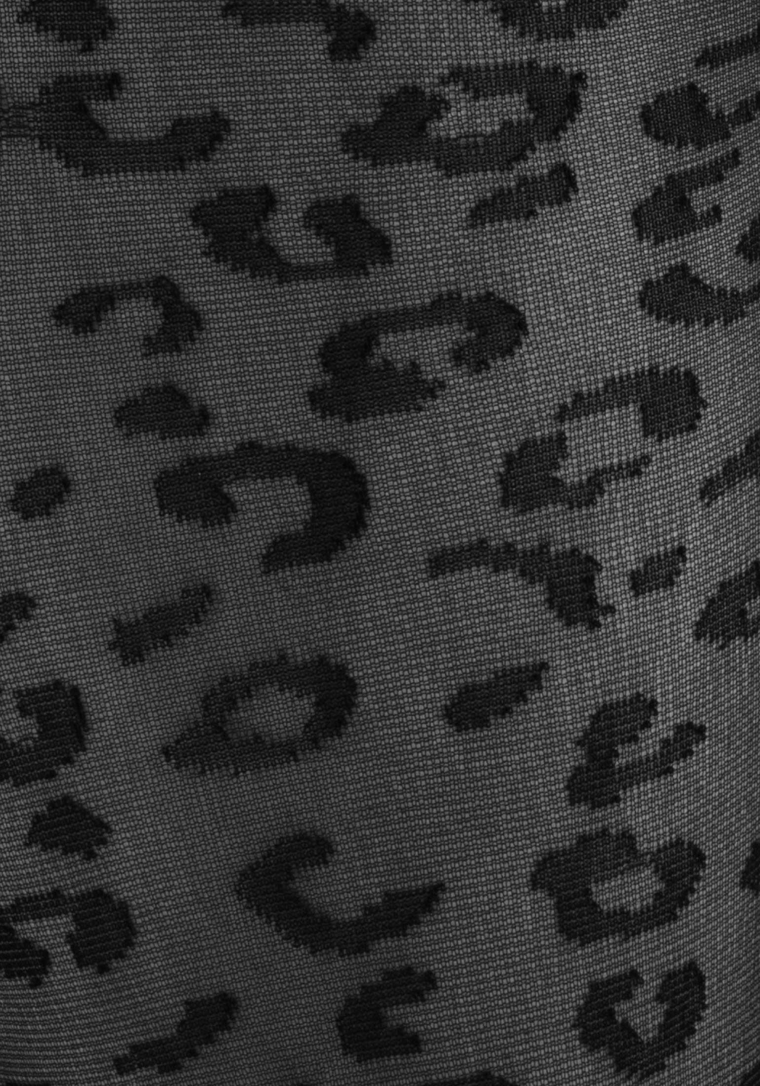 Camano Feinstrumpfhose »fine curvy«, (1 St.), mit dekorativem Musterabschluss