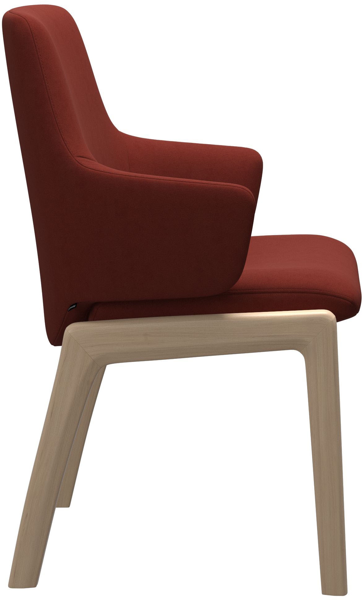 Stressless® Polsterstuhl »Laurel« () Low Back mit Armlehne, Größe L, mit abgerundeten Beinen in Walnuss