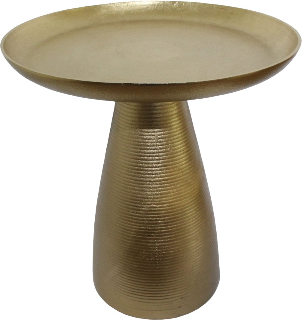 Paroli Beistelltisch »Capri« in goldfarben, Größe B/H/T: 45 cm x 49 cm x 45 cm