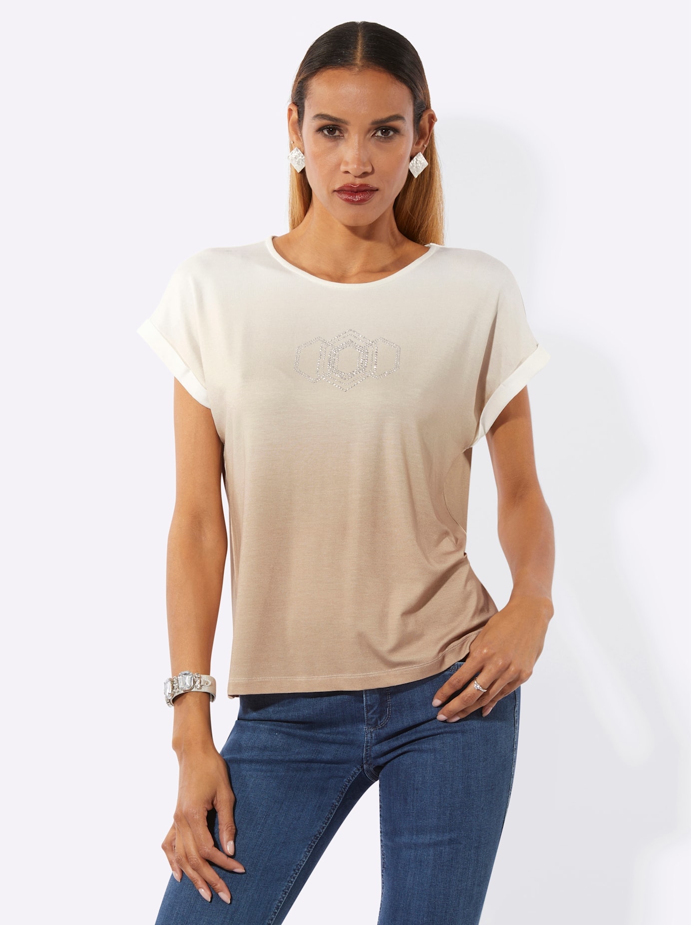 creation L Rundhalsshirt »Shirt« 1 tlg.