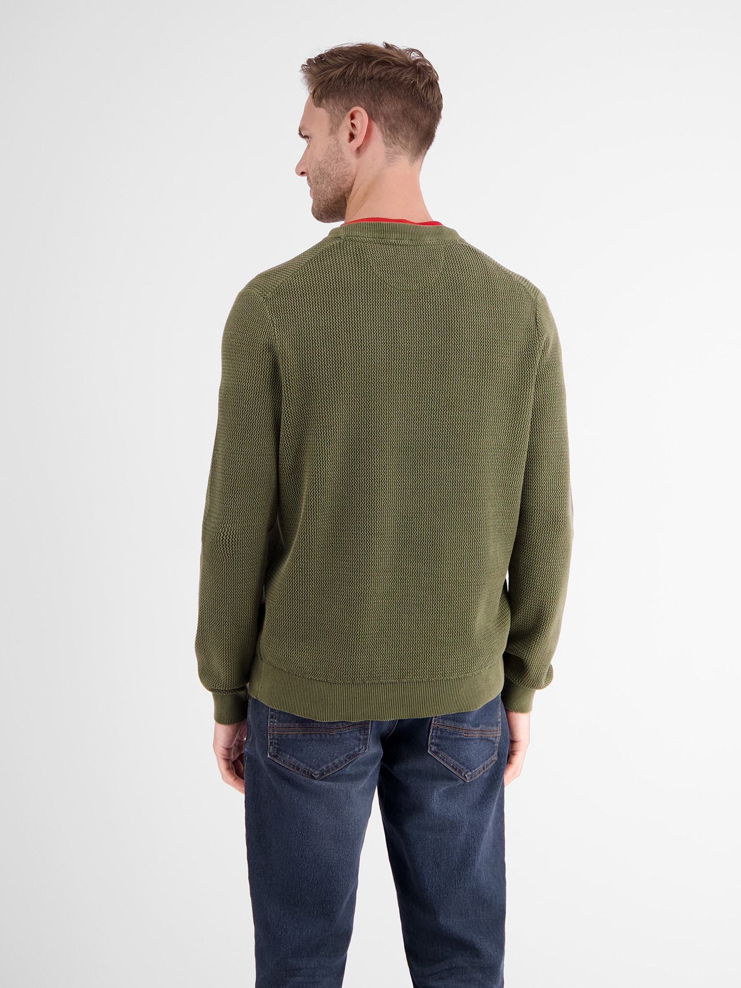 LERROS Strickpullover »LERROS Strickpullover, O-Neck«