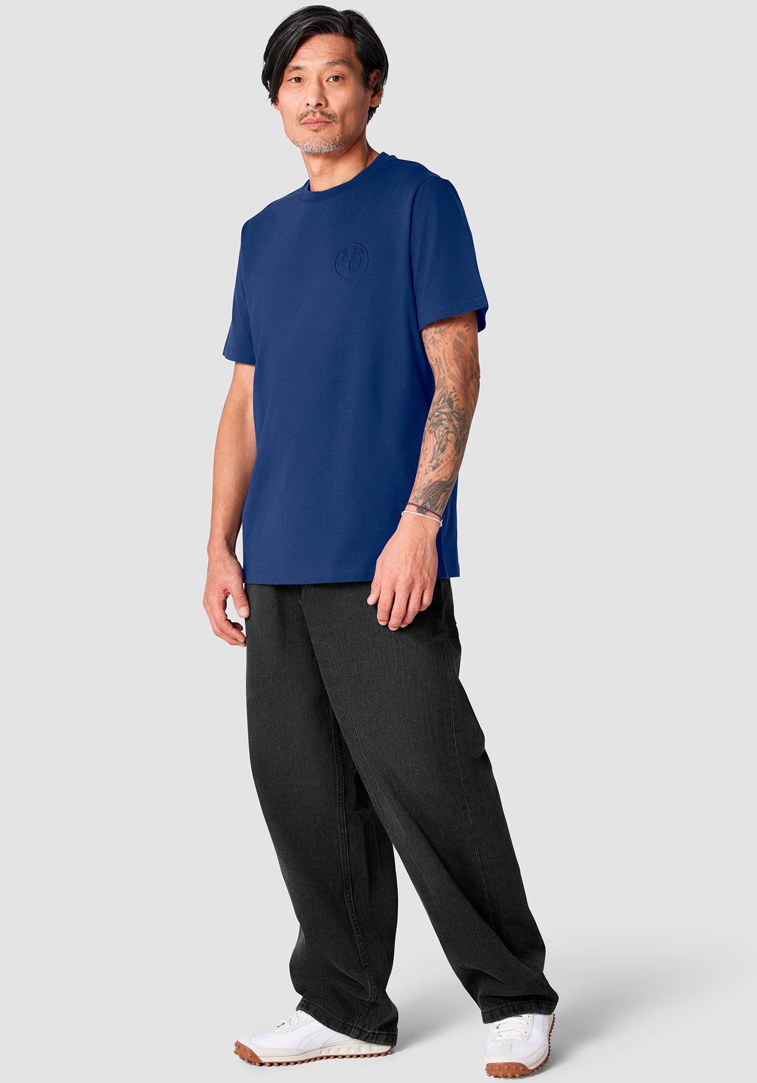 BMW Oversize-Shirt, mit Logostickerei auf Brusthöhe