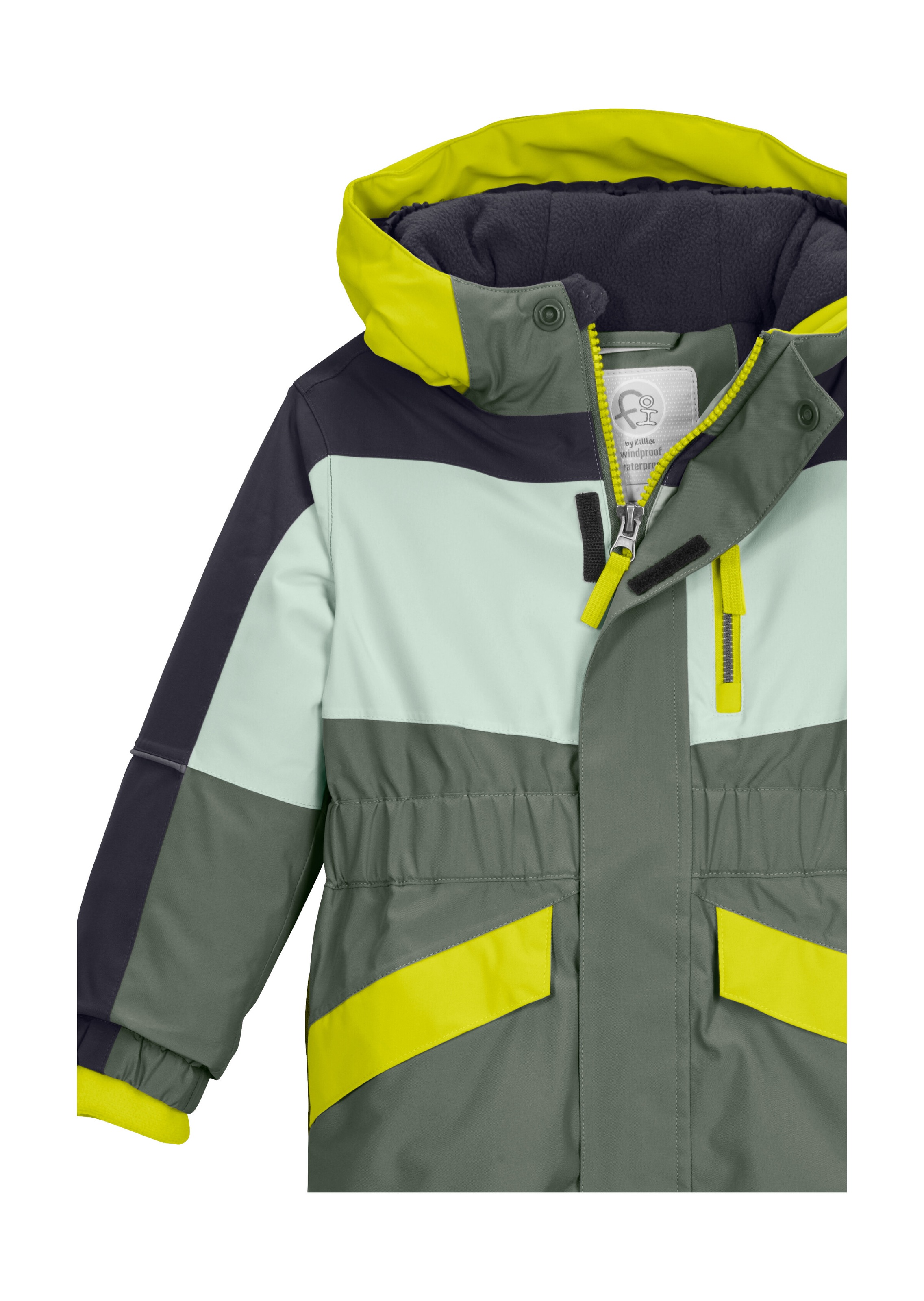 first instinct by killtec Overall »FISW 47 MNS ONPC« Warm gefütterter, wind- u. wasserdichter Schneeanzug, Grow-Up-Funktion