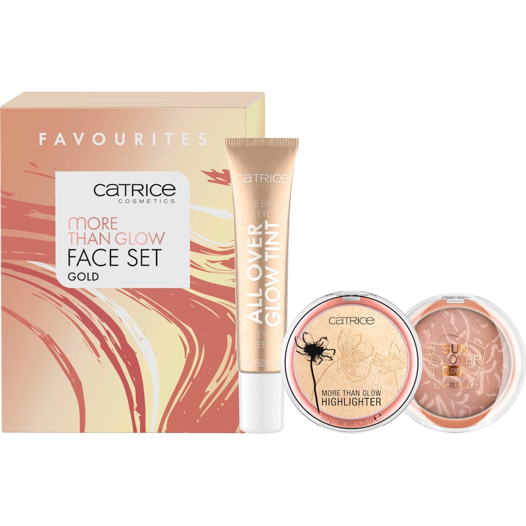 Catrice Make-up Set »More Than Glow Face Set Gold«, (Set, 3 tlg.)