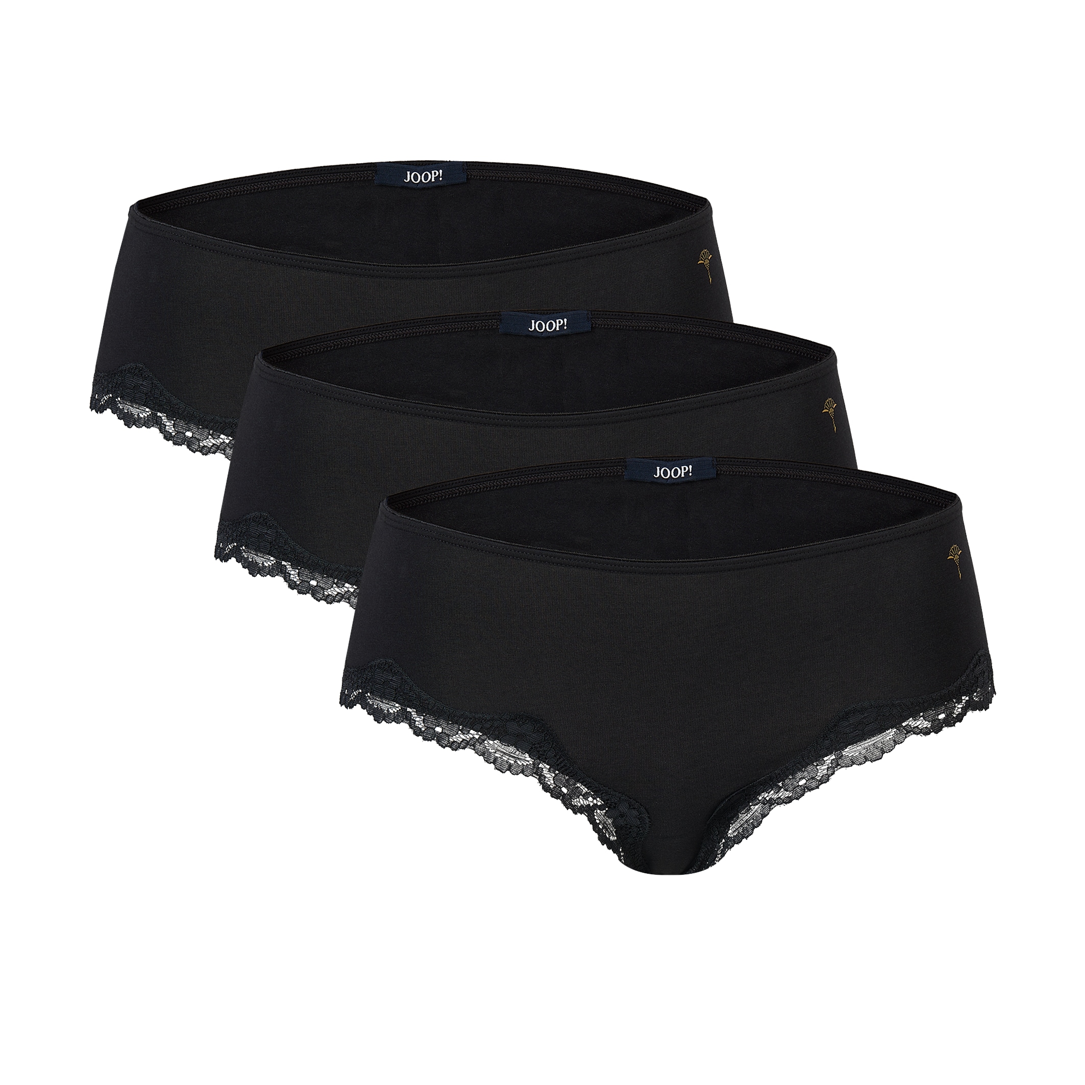 JOOP! Panty »Multipack«, (3er Pack), mit dezenter Logostickerei