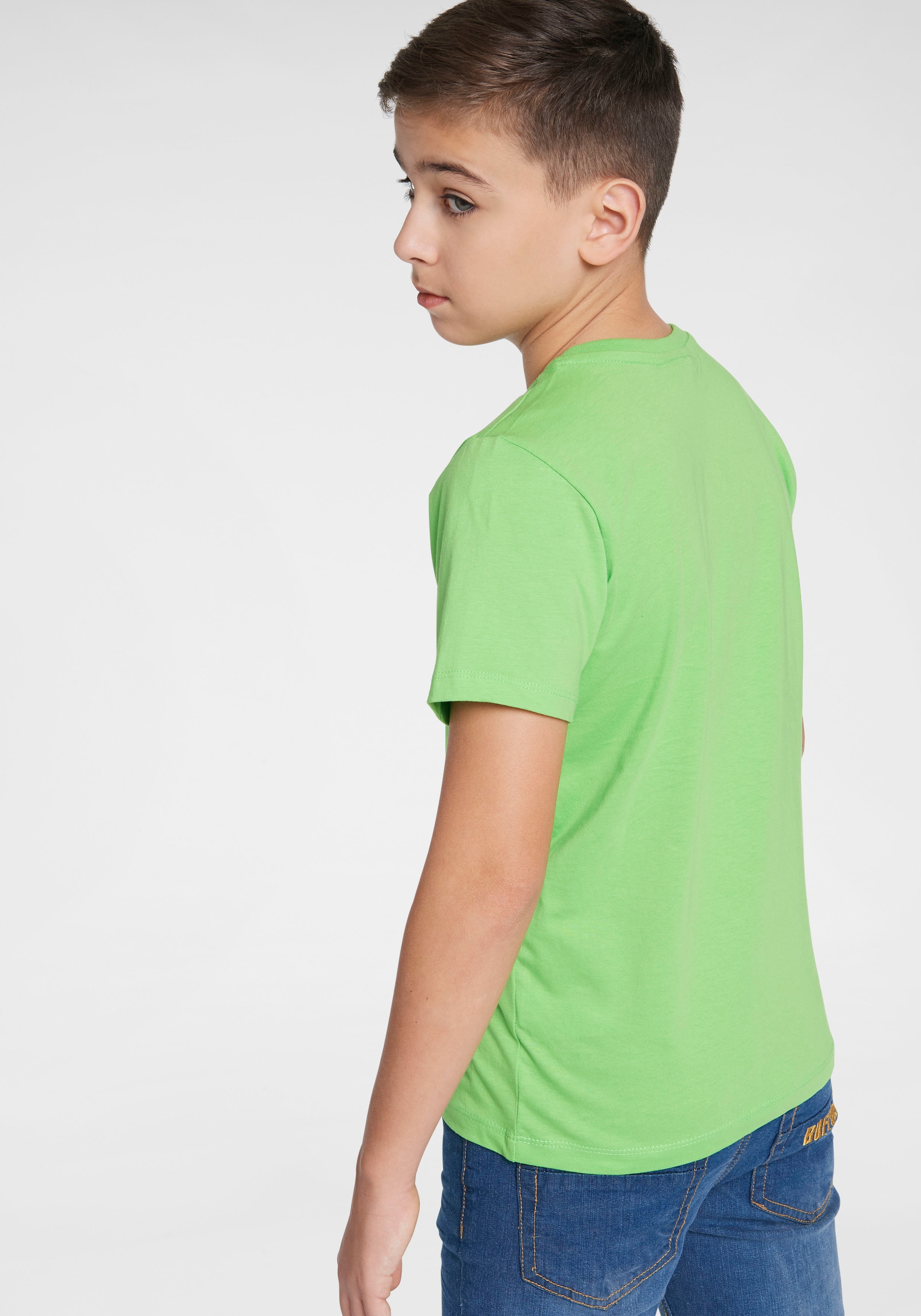 KIDSWORLD T-Shirt »ICH DENKE...BITTE WARTEN«, Spruch bei OTTO | T-Shirts