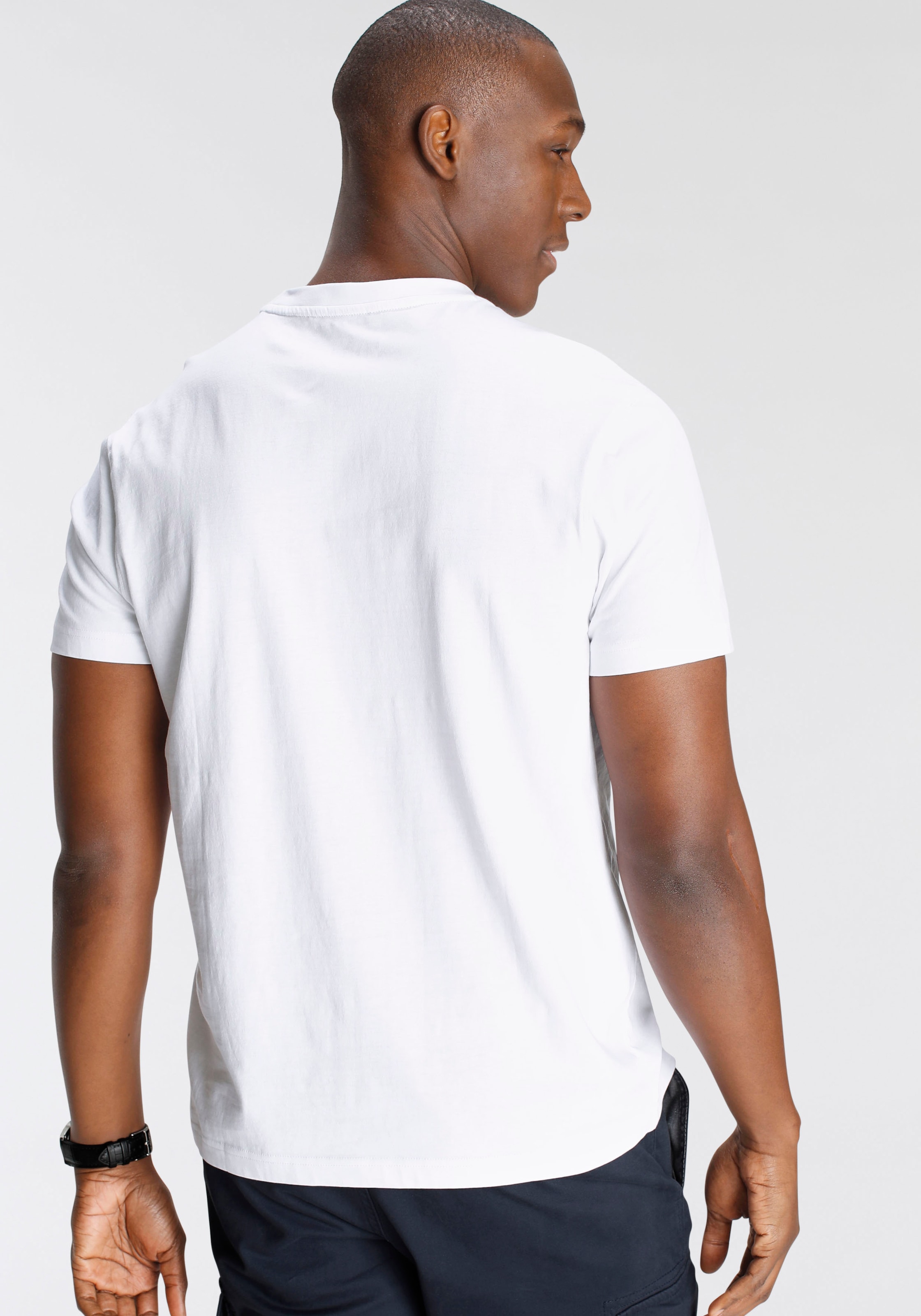 DELMAO T-Shirt, Kurzarm, bedruckt, Rundhals, aus Baumwolle