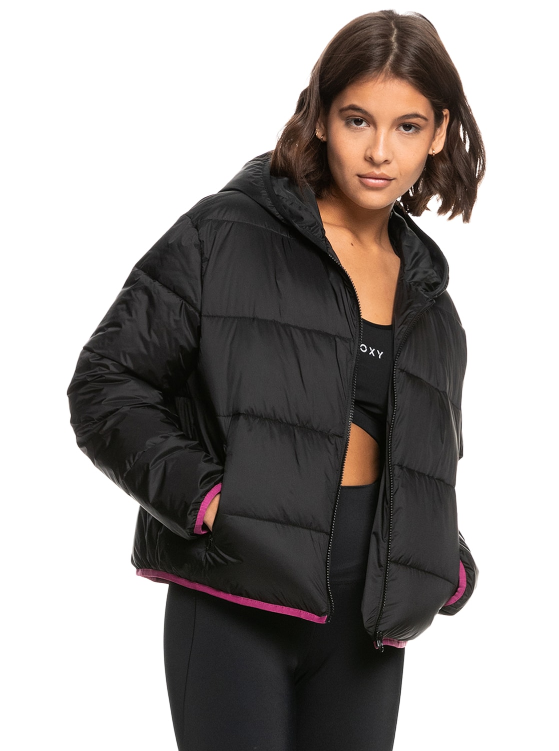 Roxy Softshelljacke »Everybody Rock«, mit Kapuze