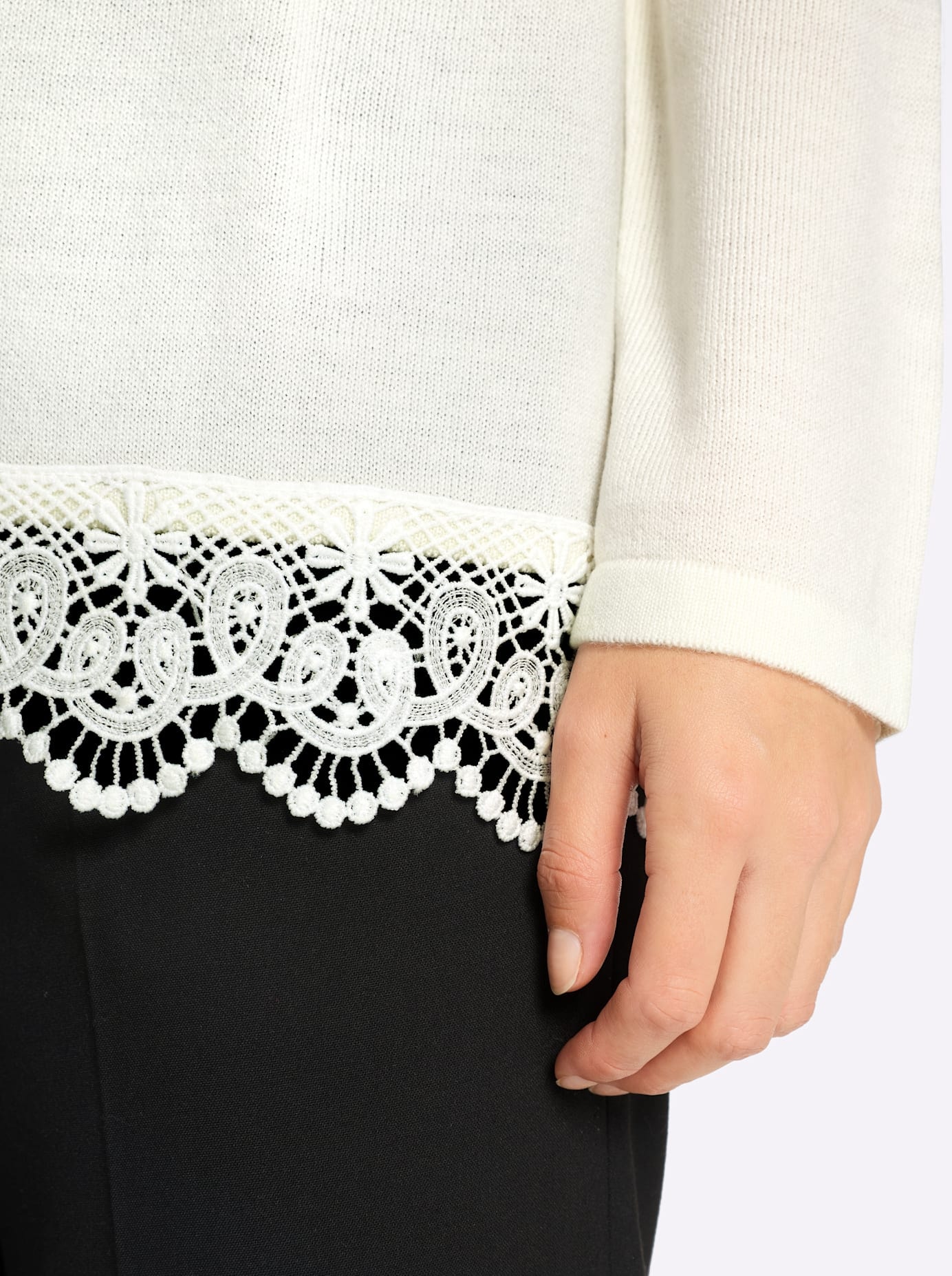 Classic Basics Longstrickjacke