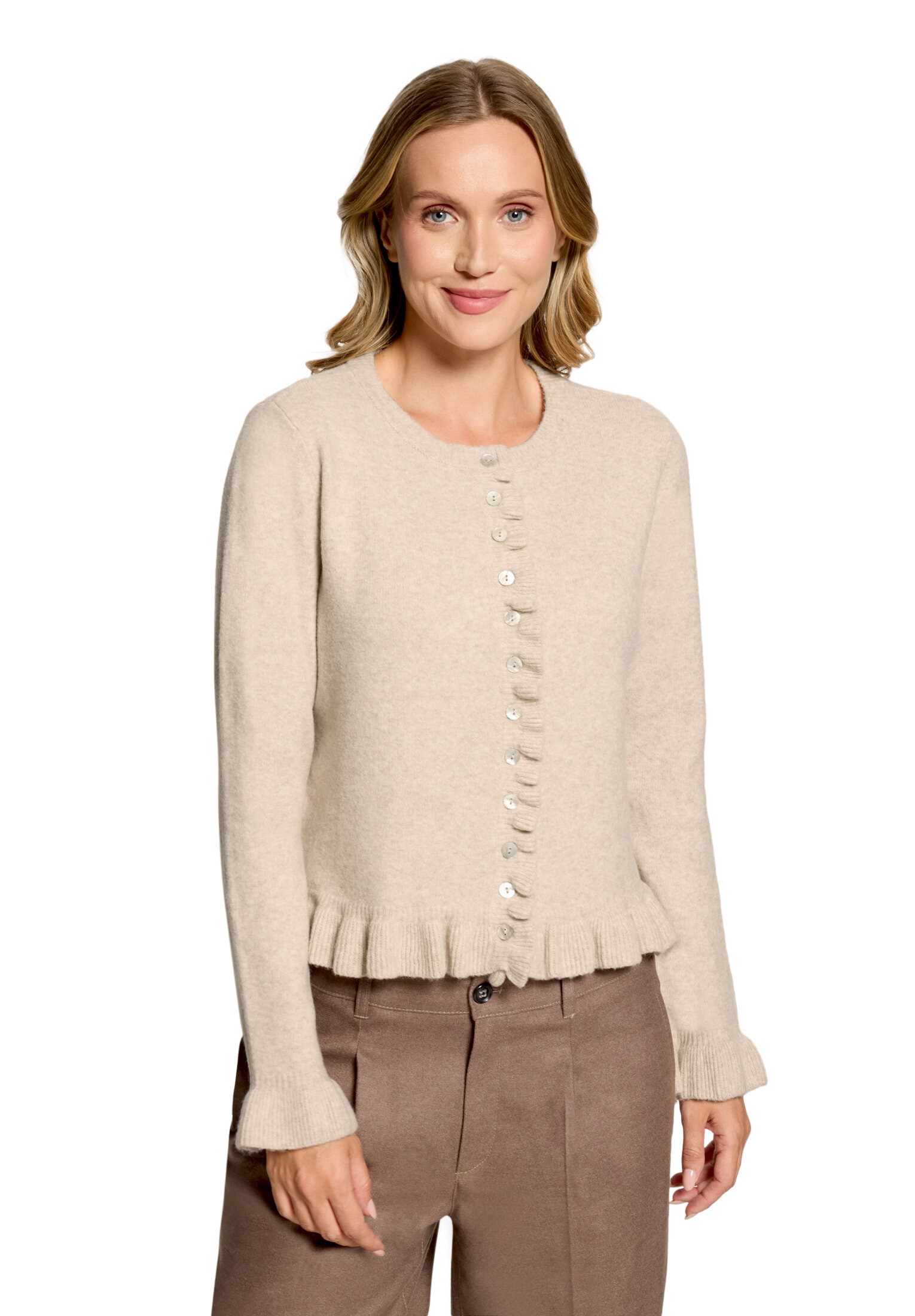 Cartoon Cardigan »Cardigan mit Rüschen«