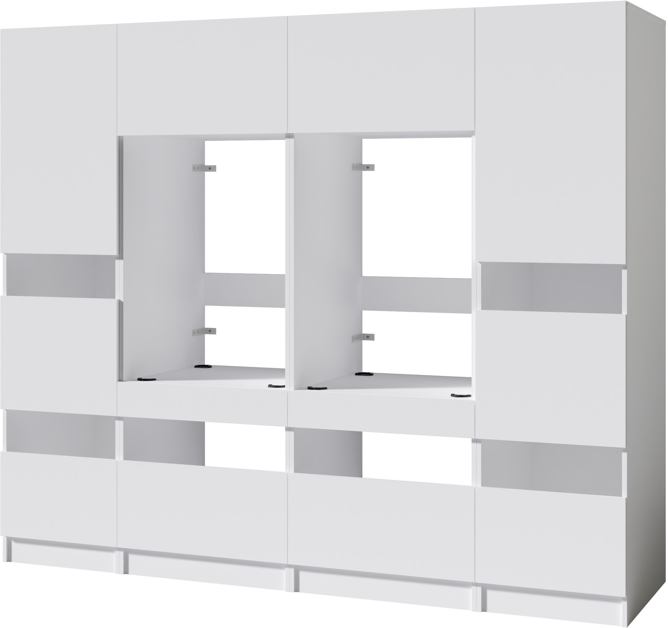 BASIC by Balculina Mehrzweckschrank-Set »Washhome B/T/H 236x68x200 cm« 4 Stk. tlg.
