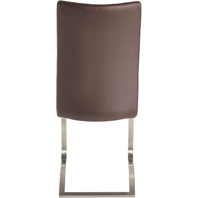 MCA furniture Freischwinger »Arco«, (Set), 2 St., Leder, Stuhl mit  Echtlederbezug, belastbar bis 130 Kg OTTO Online Shop