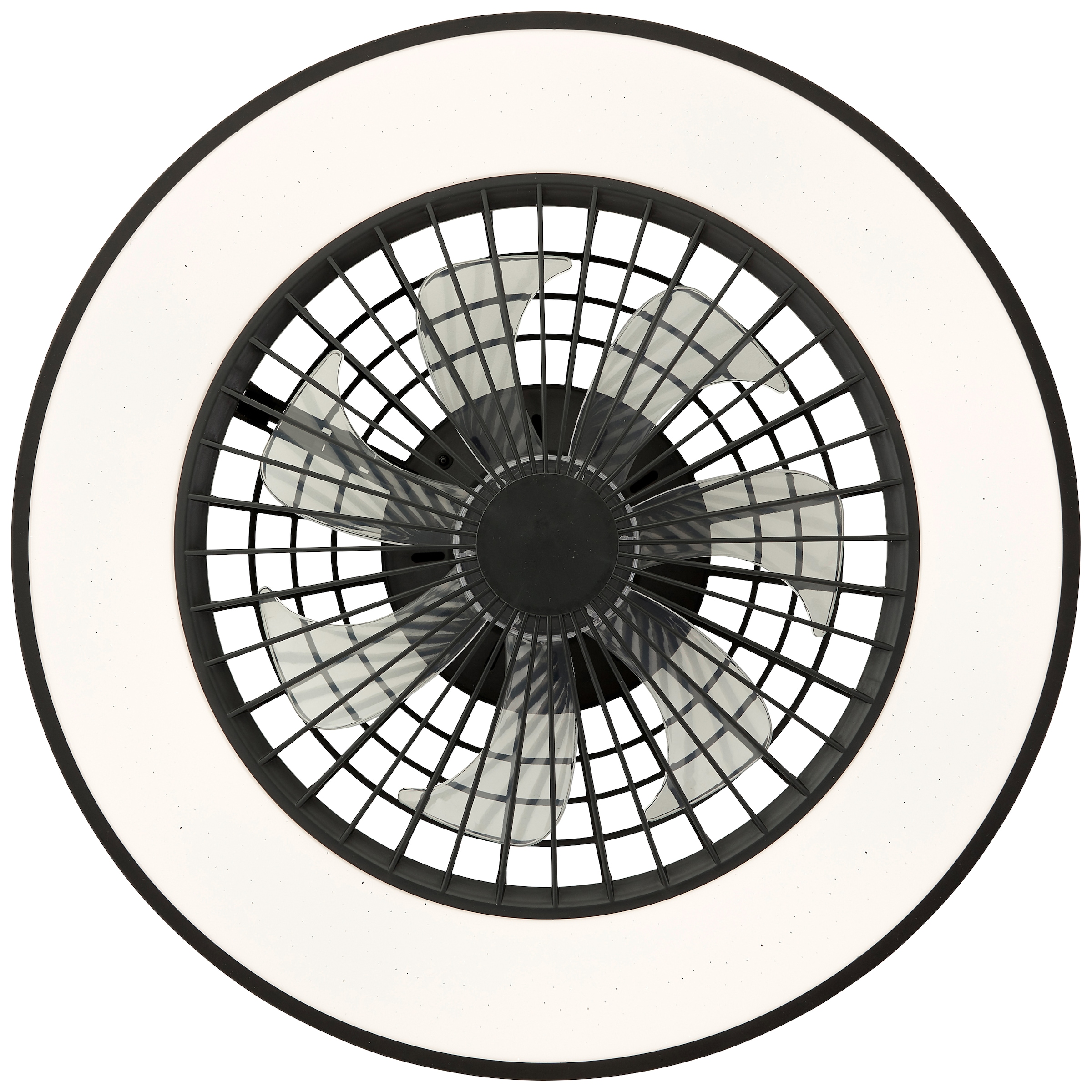 Brilliant LED Deckenleuchte »Mazzaro Deckenventilator«, Deckenlampe, Ventilator, 48,5 cm, digitales RGB, CCT, dimmbar