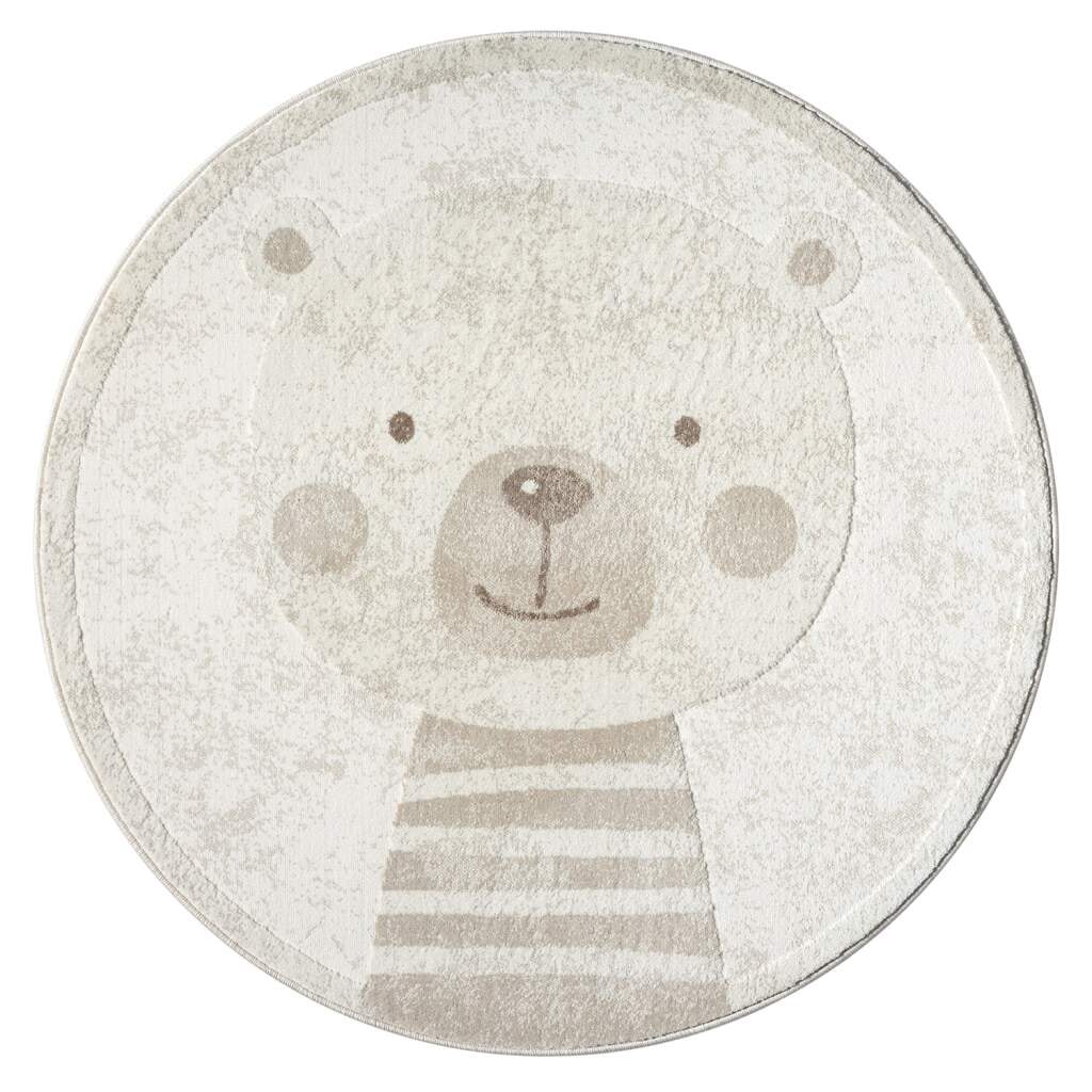 Carpet City Kinderteppich »MARA710« rund 11 mm Höhe Kinderzimmer, Kurzflor,robust,Tiere,  Spielzimmer