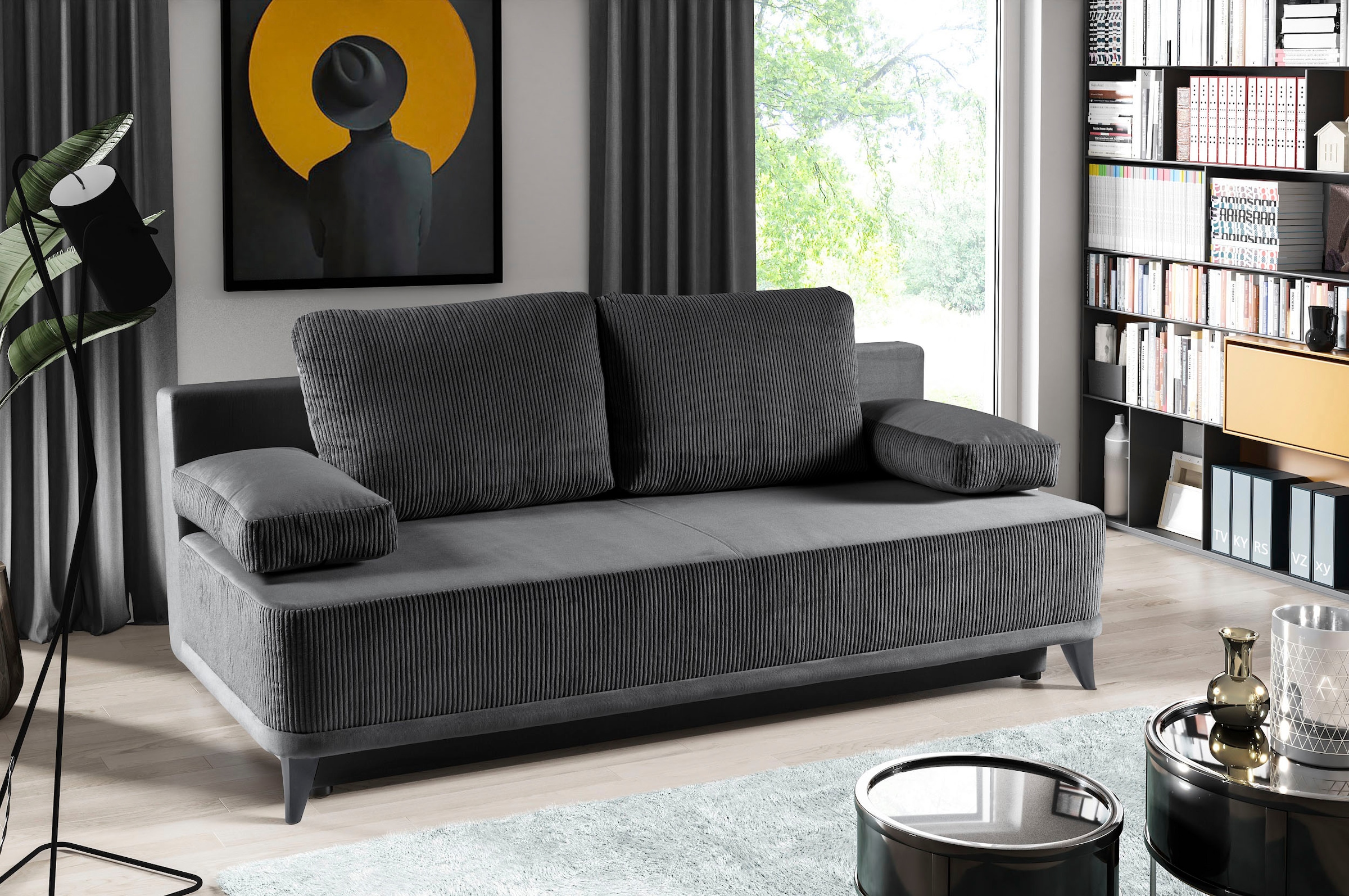 WERK2 Schlafsofa & kaufen OTTO Sofa bei 2-Sitzer »Rosso«, mit Bettkasten und Schlafcouch Federkern